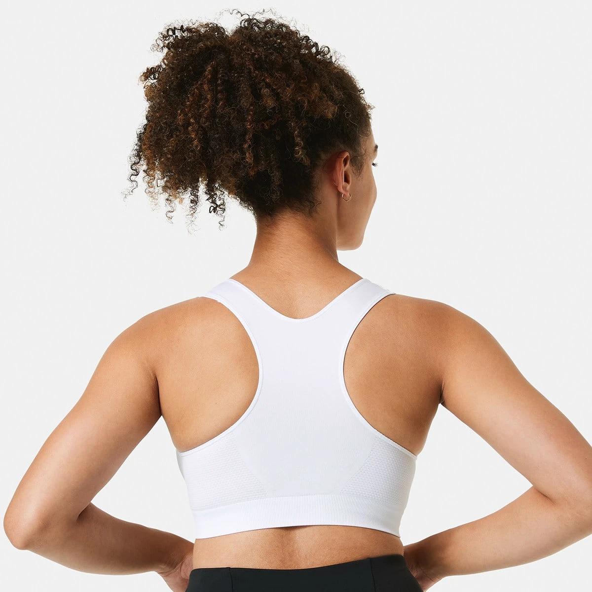 3 Sports Seamfree Crop Top WHITE, 3 of 6