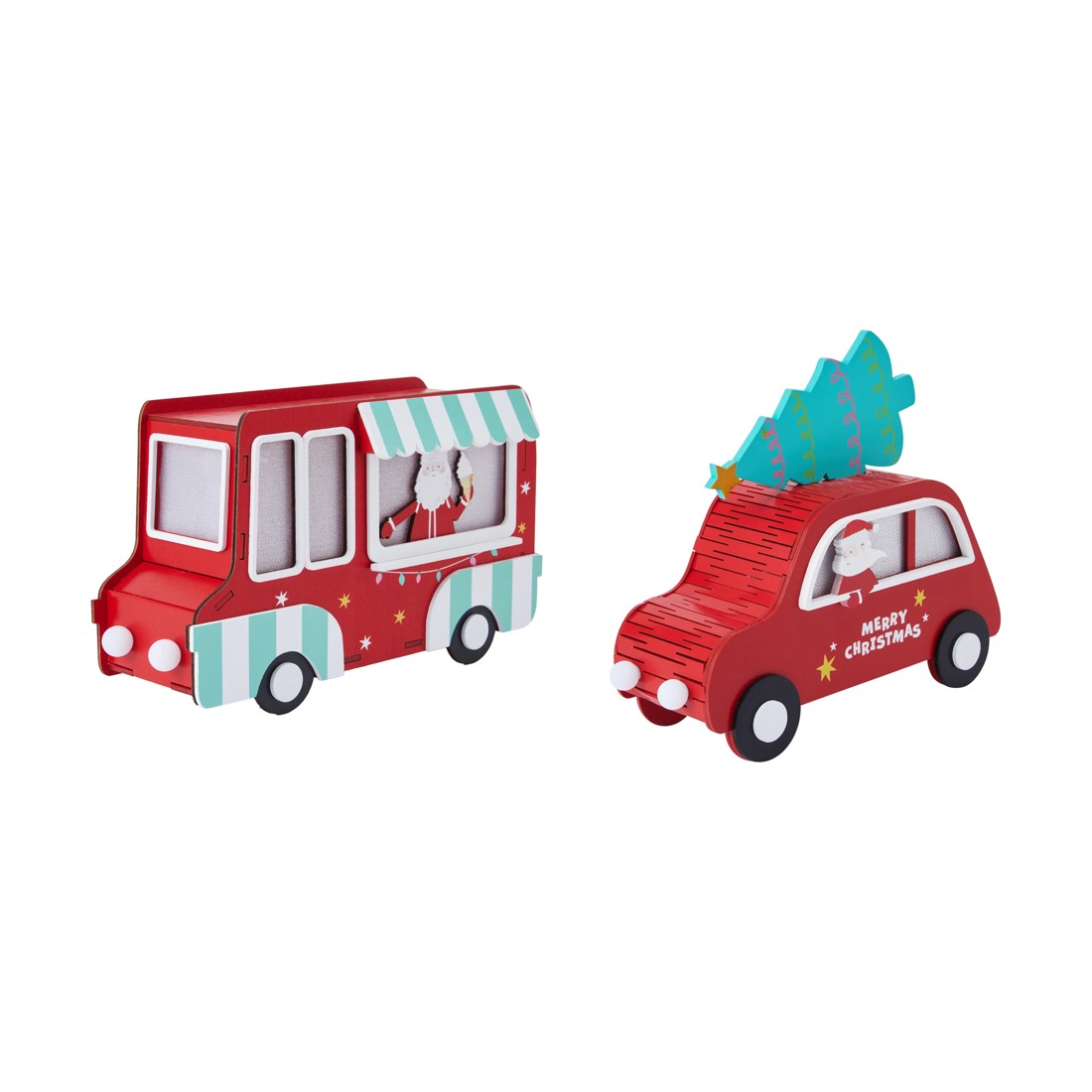 3 Light Up Santa Vehicle - Assorted, 3 of 7