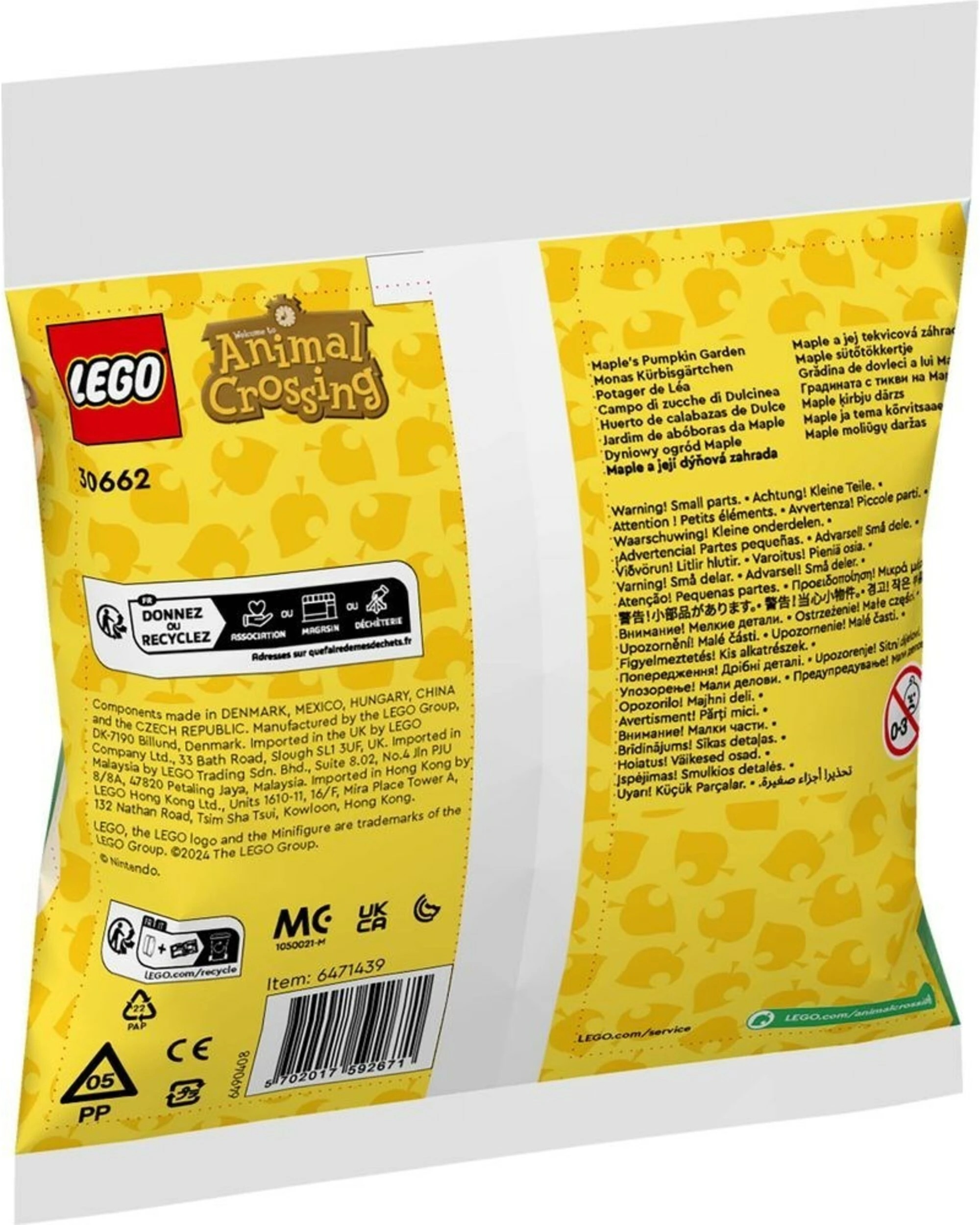 1 LEGO Animal Crossing 30662 Maple's Pumpkin Garden Polybag, 1 of 3