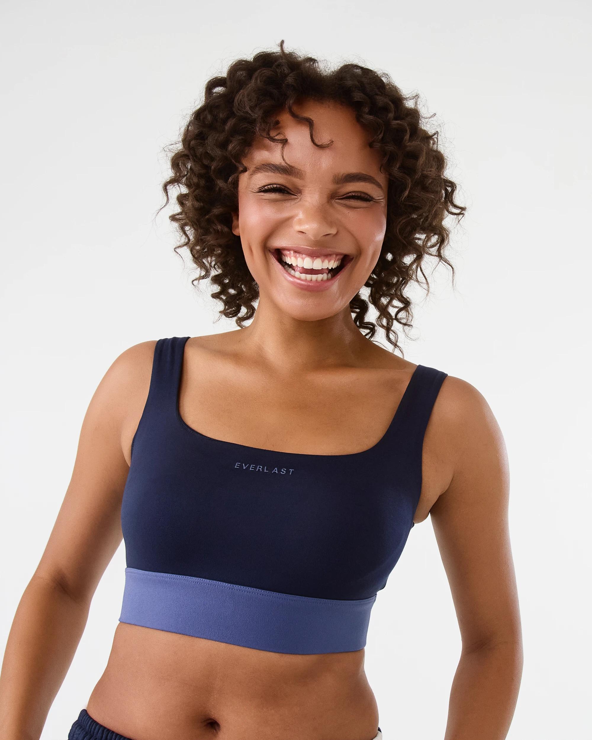 1 Everlast Womens Square Crop Top Mood Indgo, 1 of 8