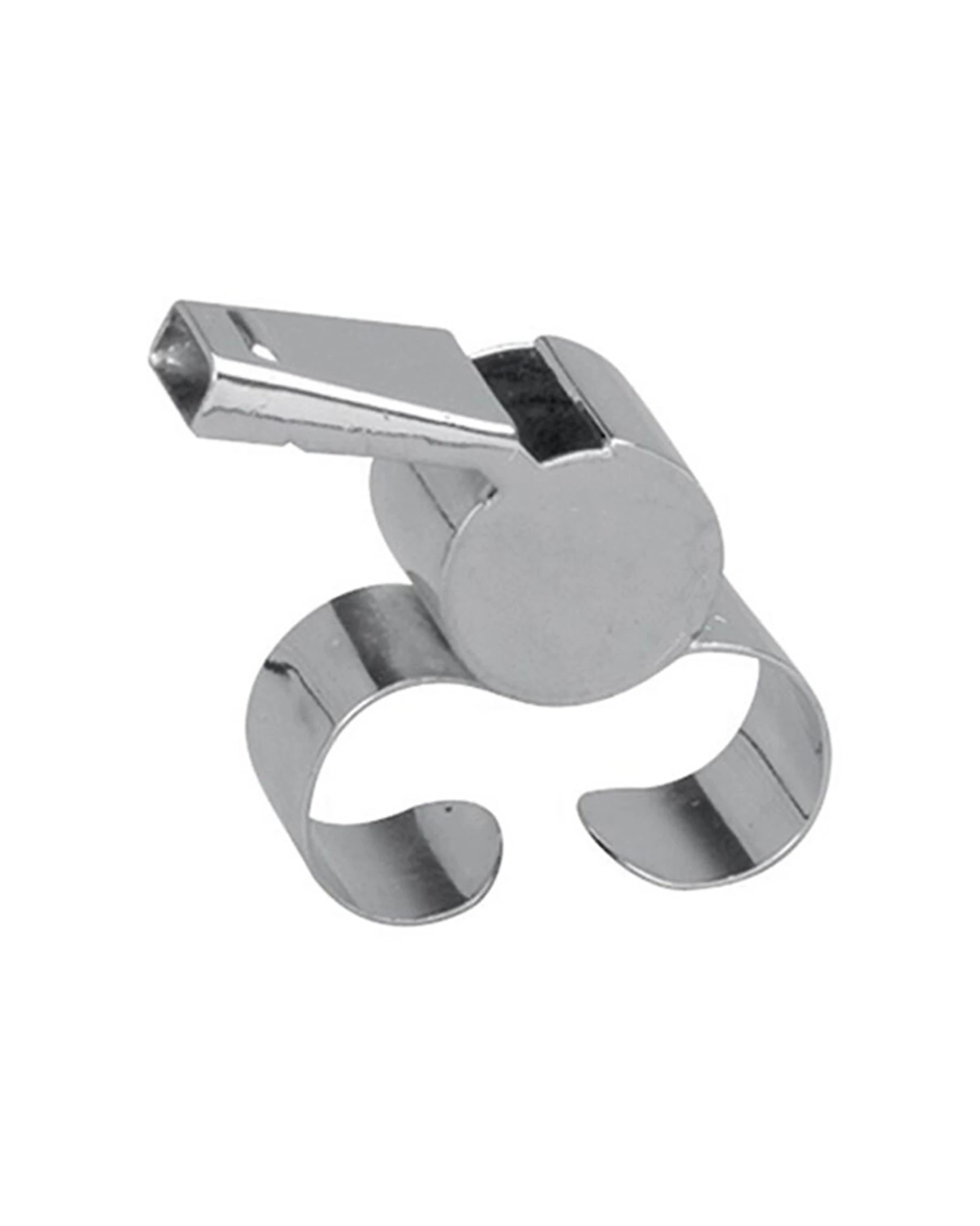 2 Regent Fingerclip Whistle Sharp Sound Cork Ball Included - Silver, 2 of 2
