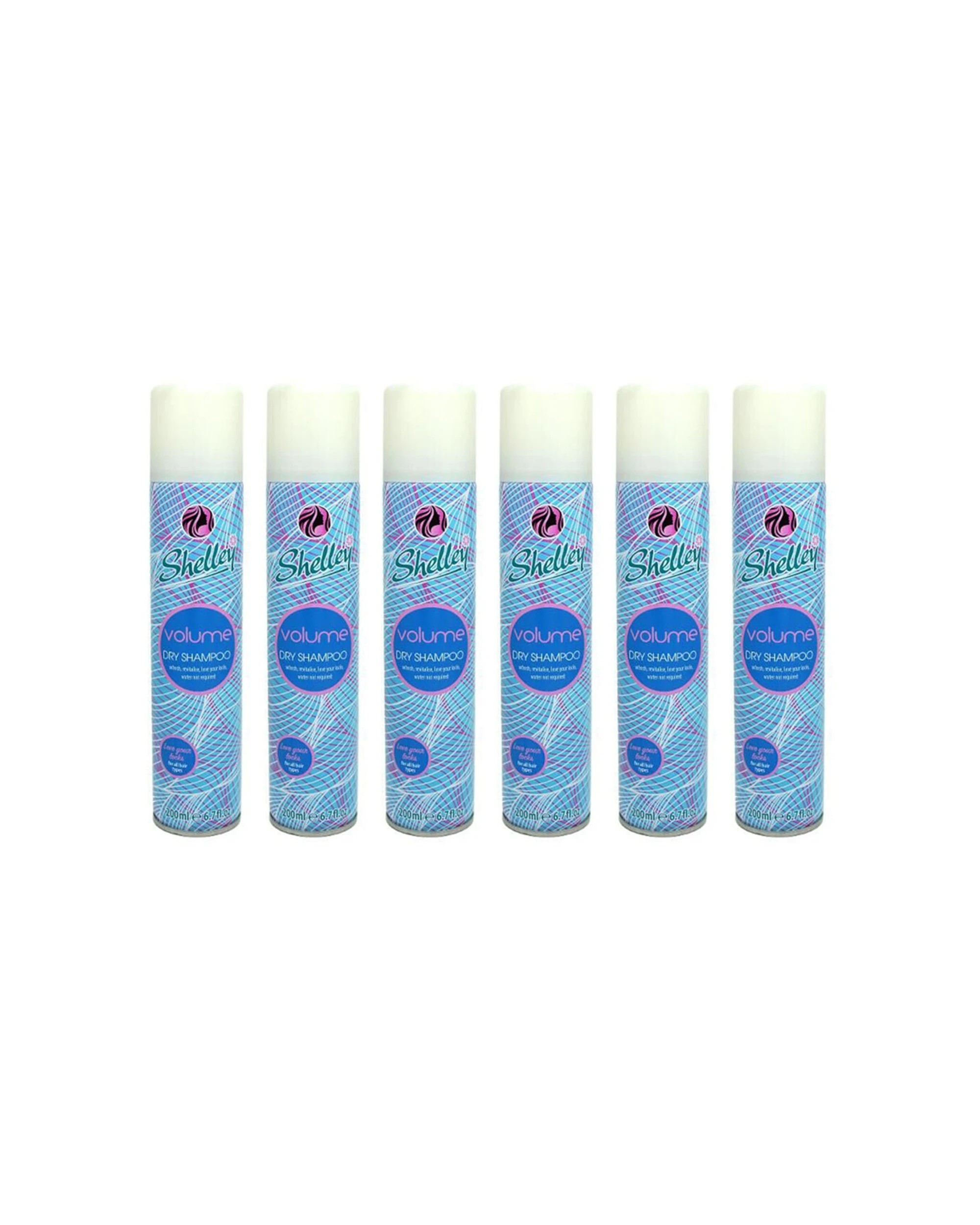 1 Shelley 6PK Instant Refresh Dry Shampoo Spray For All Hair Types 200ml Volume - Multi, 1 of 2