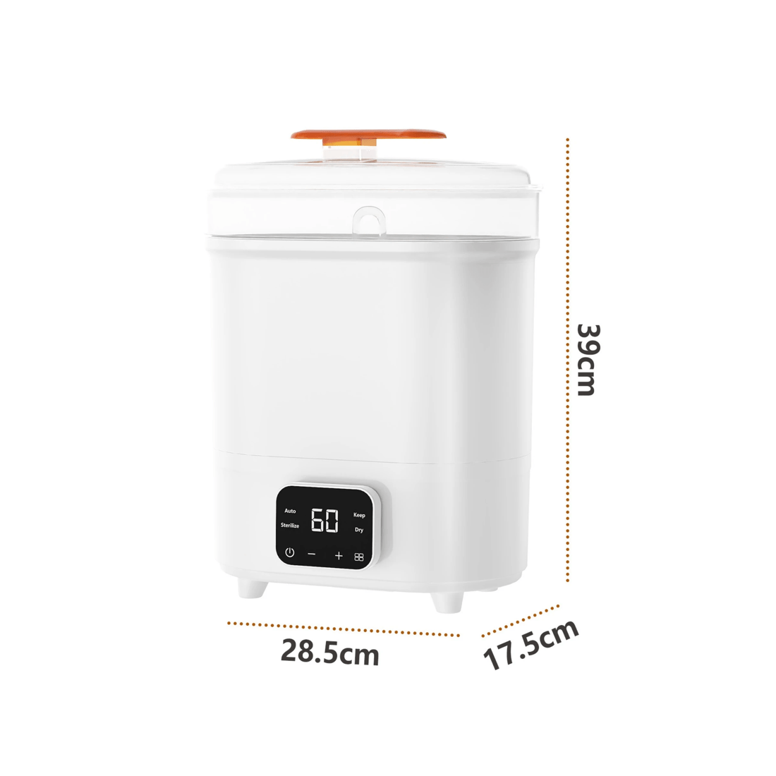 6 Advwin 4-in-1 Baby Bottle Sterilizer and Dryer, Universal Fit For All Baby Items,breast Pump Accessories, 6 of 8