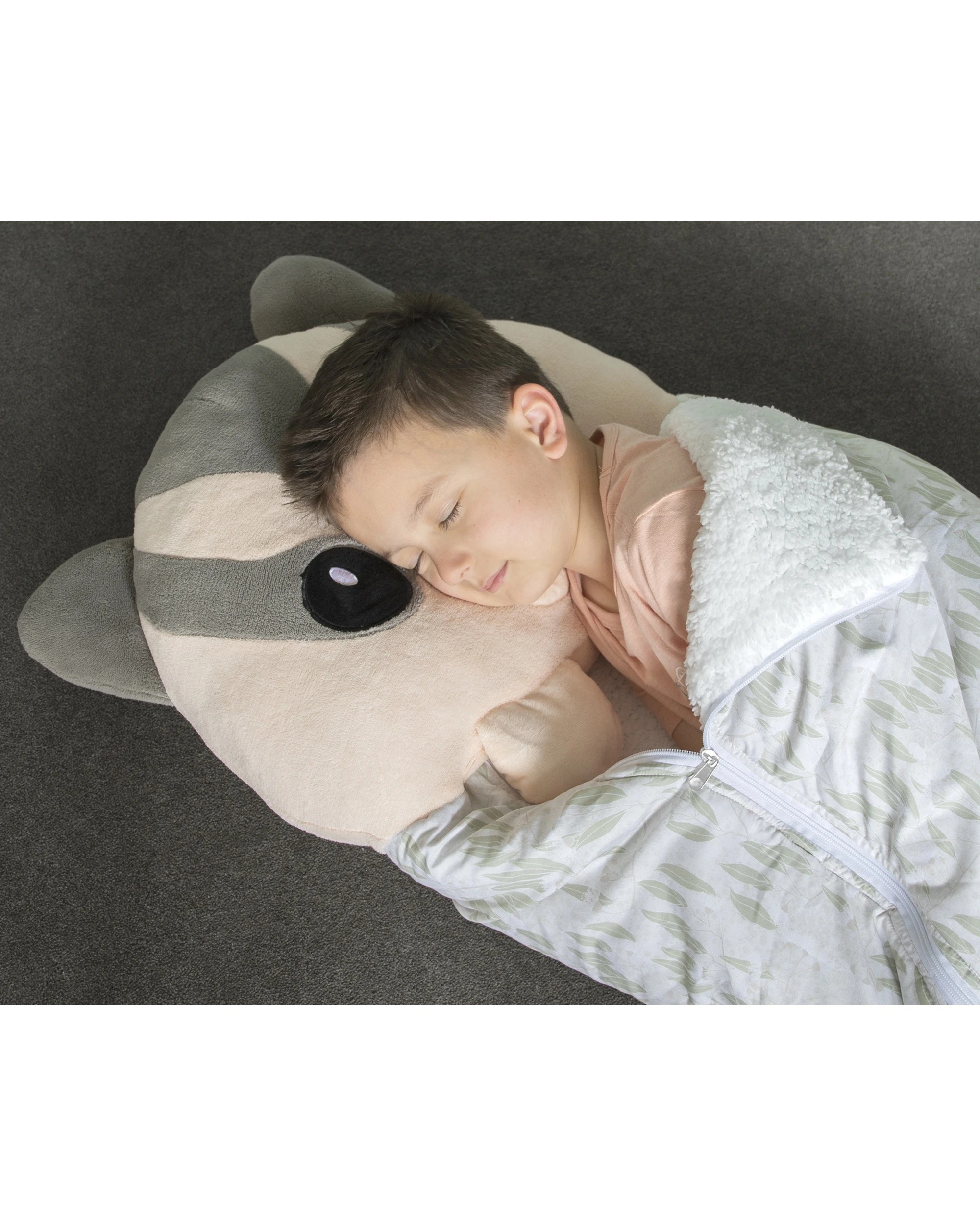 3 Jelly Bean Kids Poss Native Napper Sherpa Blanket Pillow Toy - Multi, 3 of 3
