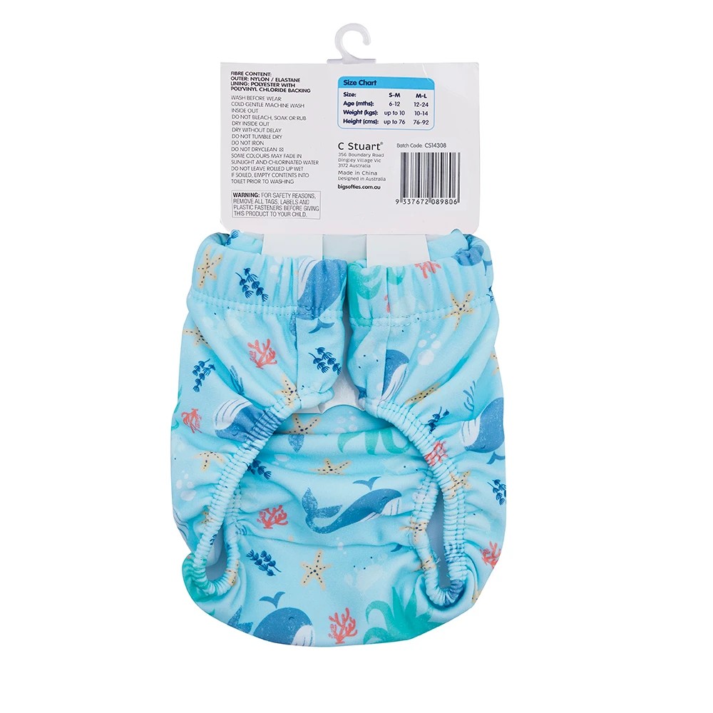 4 Big Softies Swim Nappy Whale, 4 of 5