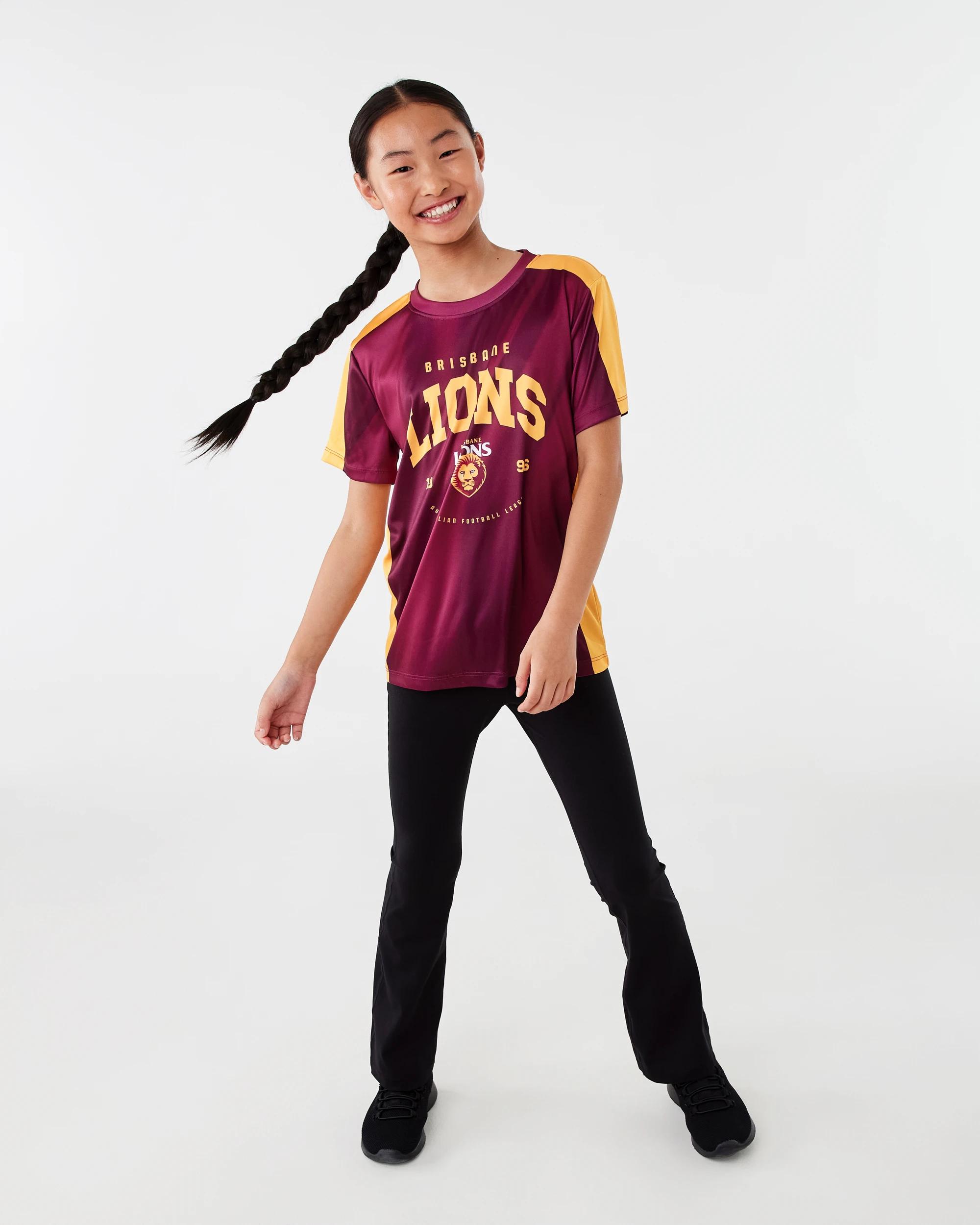 7 Official AFL Youth Training T-shirt Brisbane, 7 of 8