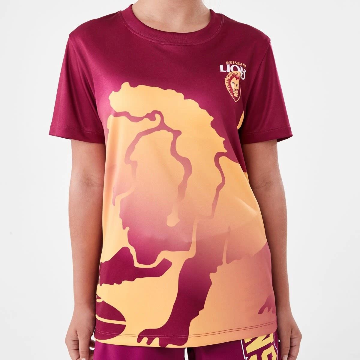 6 Official AFL Kids Training T-shirt Brisbane, 6 of 10