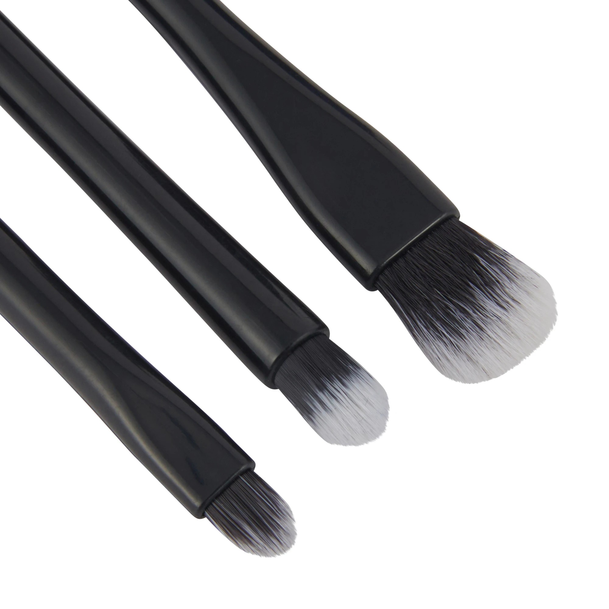 3 OXX Cosmetics Travel Brush Set - Black, 3 of 6