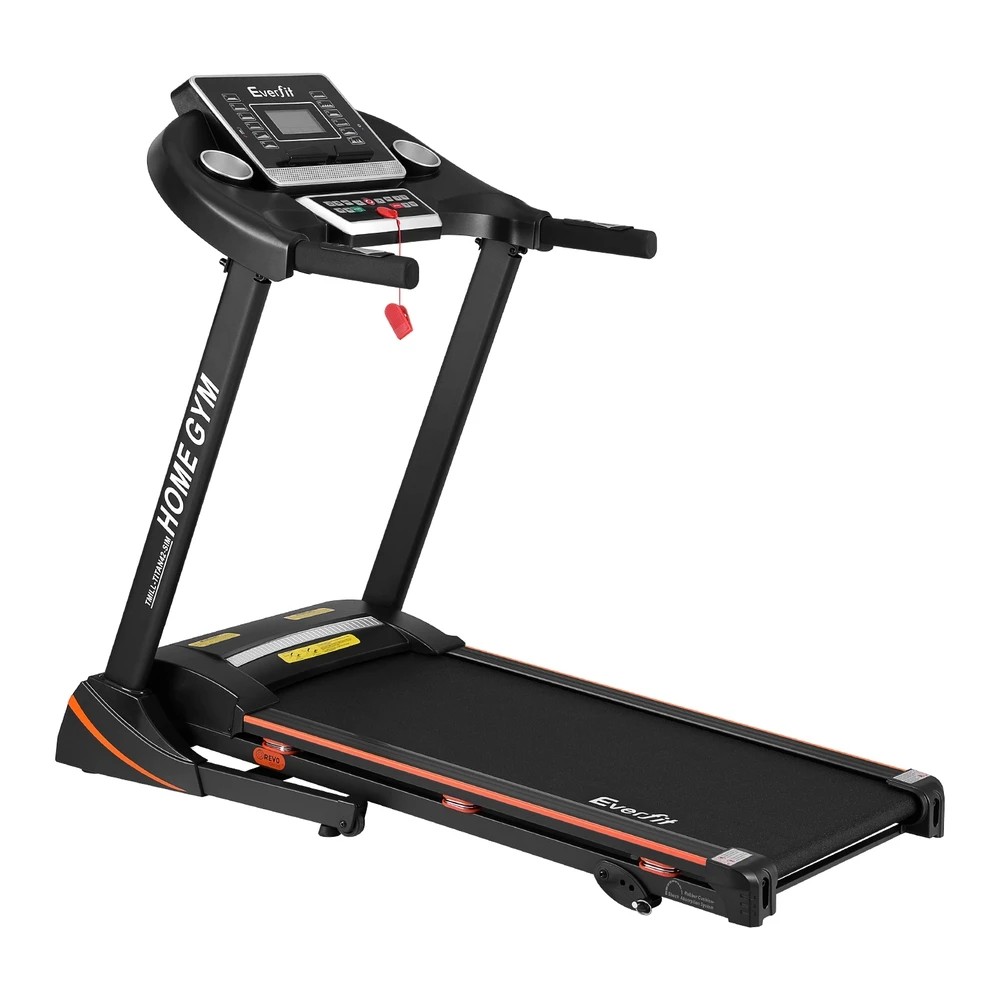 1 Everfit Treadmill Electric Home Gym Fitness Exercise Machine Hydraulic 420mm - Black, 1 of 7