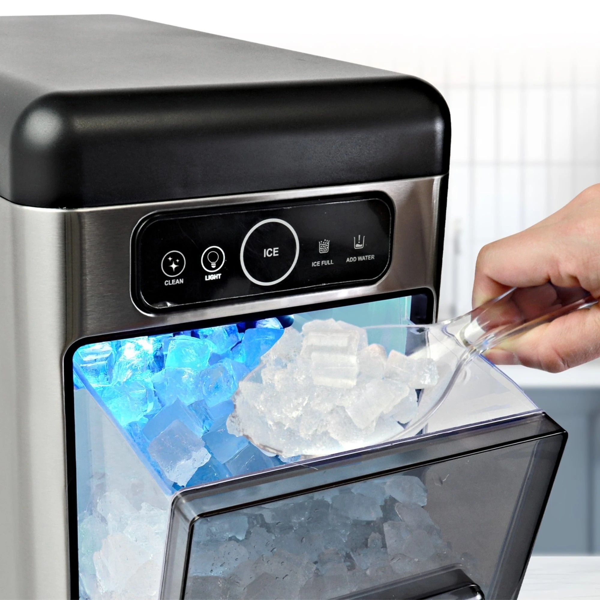 3 Kenmore Front-Load Portable Nugget Ice Maker - Black, 3 of 7