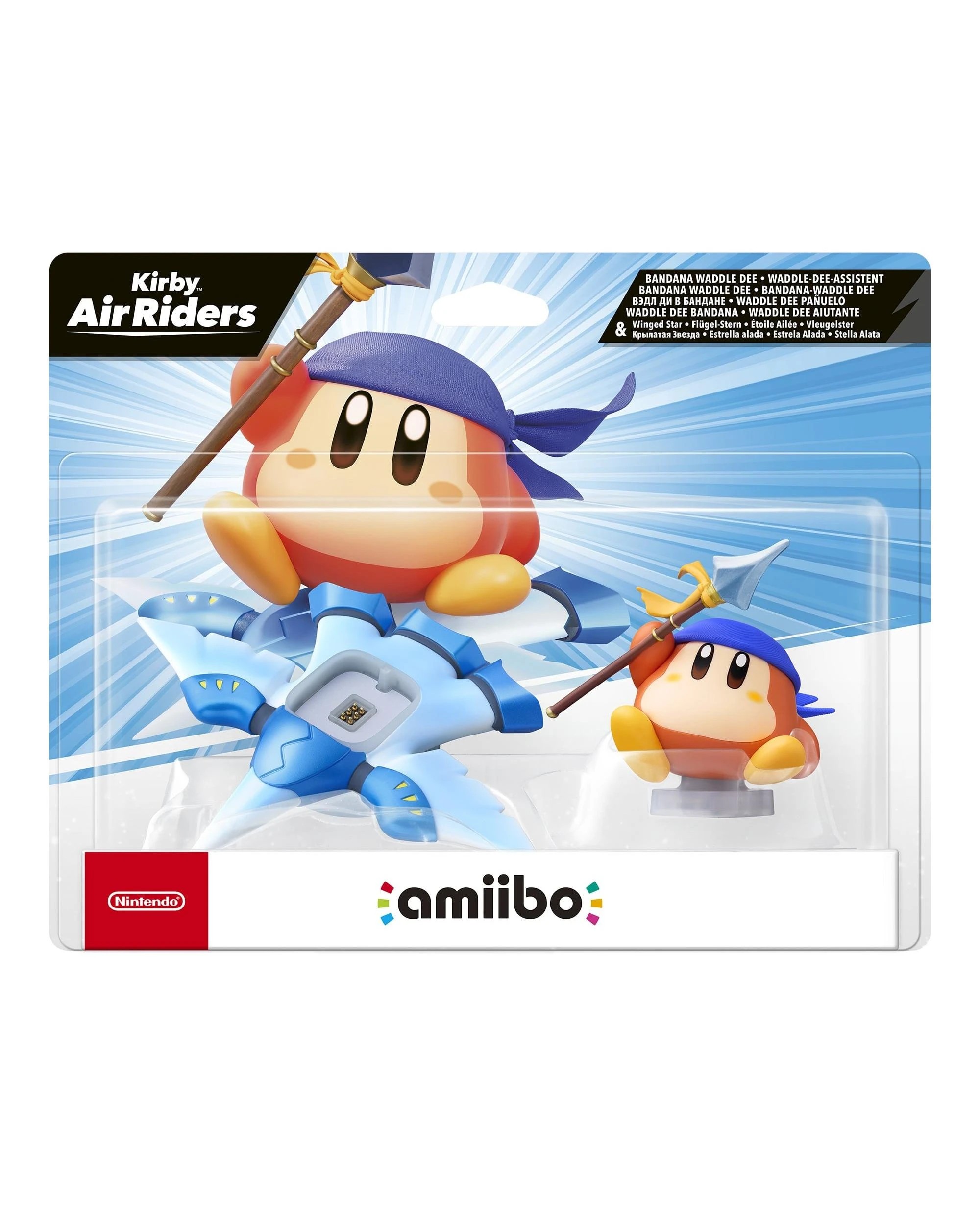 1 Nintendo Bandana Waddle Dee and Winged Star Amiibo - Kirby Air Riders, 1 of 1