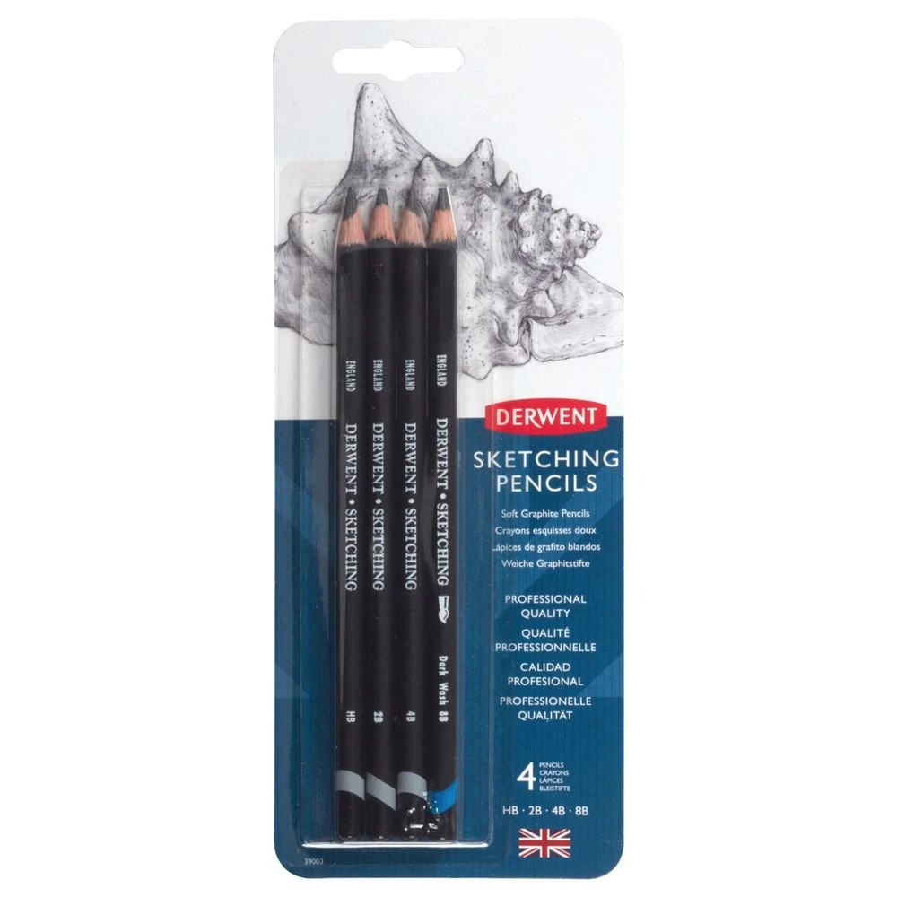 2 Derwent Sketch Pencils 4 Pack, 2 of 2