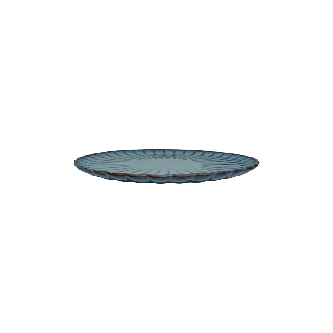 2 Casa Domani Solare Round Platter Durable Stoneware 33cm Dinnerware Serveware
 - Blue, 2 of 3