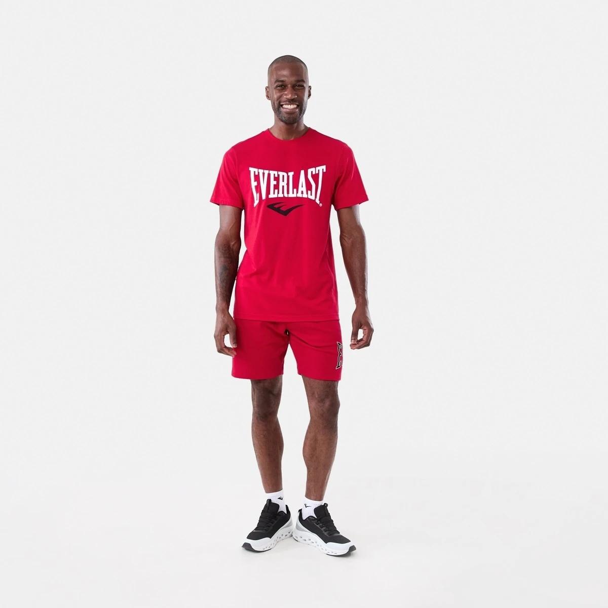 6 Everlast Mens Boxing T-shirt EVER CRIMSON RED, 6 of 6