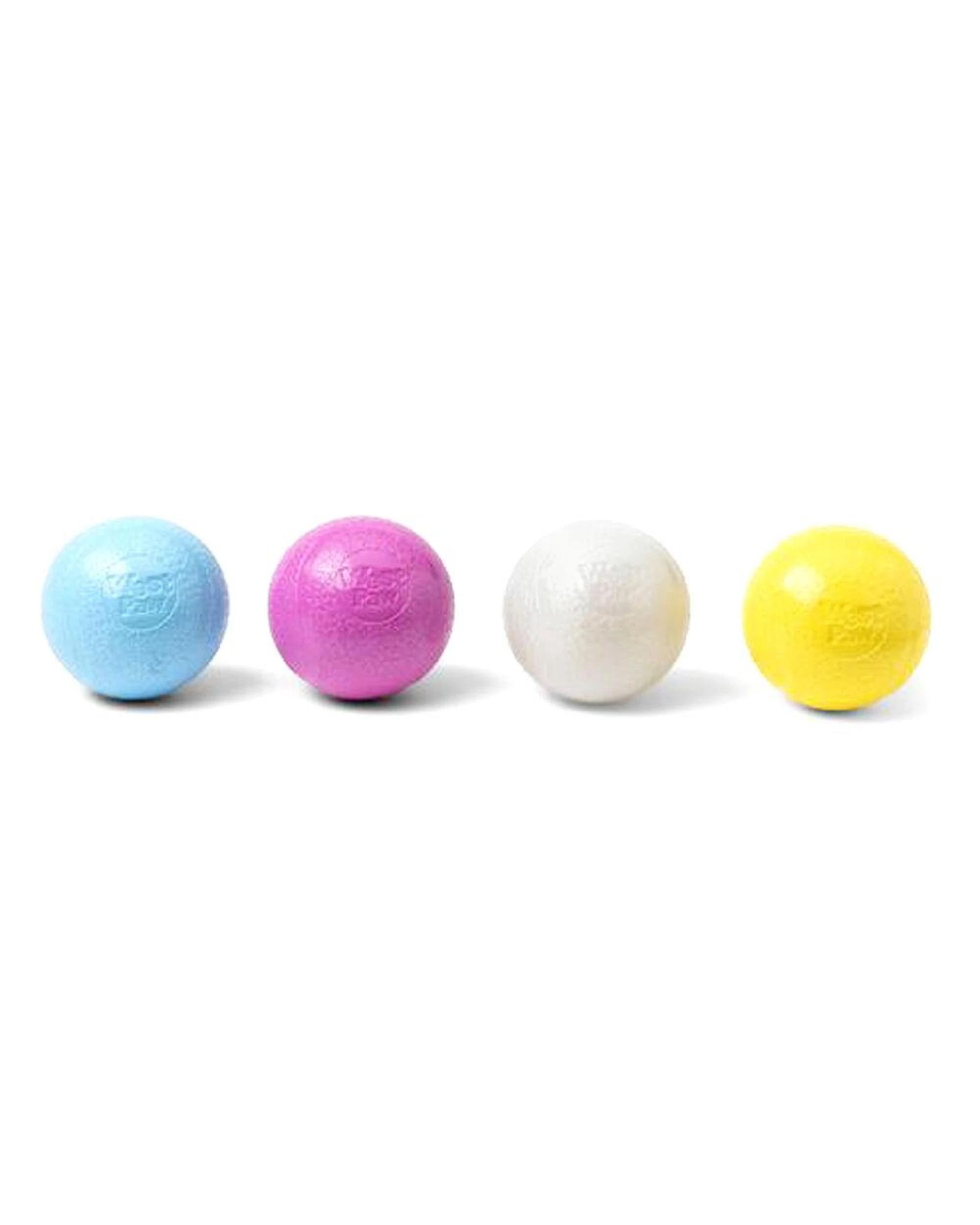 2 West Paw Echo Boundr Pet Dog Ball Soft Chew Toy Large Textured Rubber For Fetch - Pink, 2 of 7