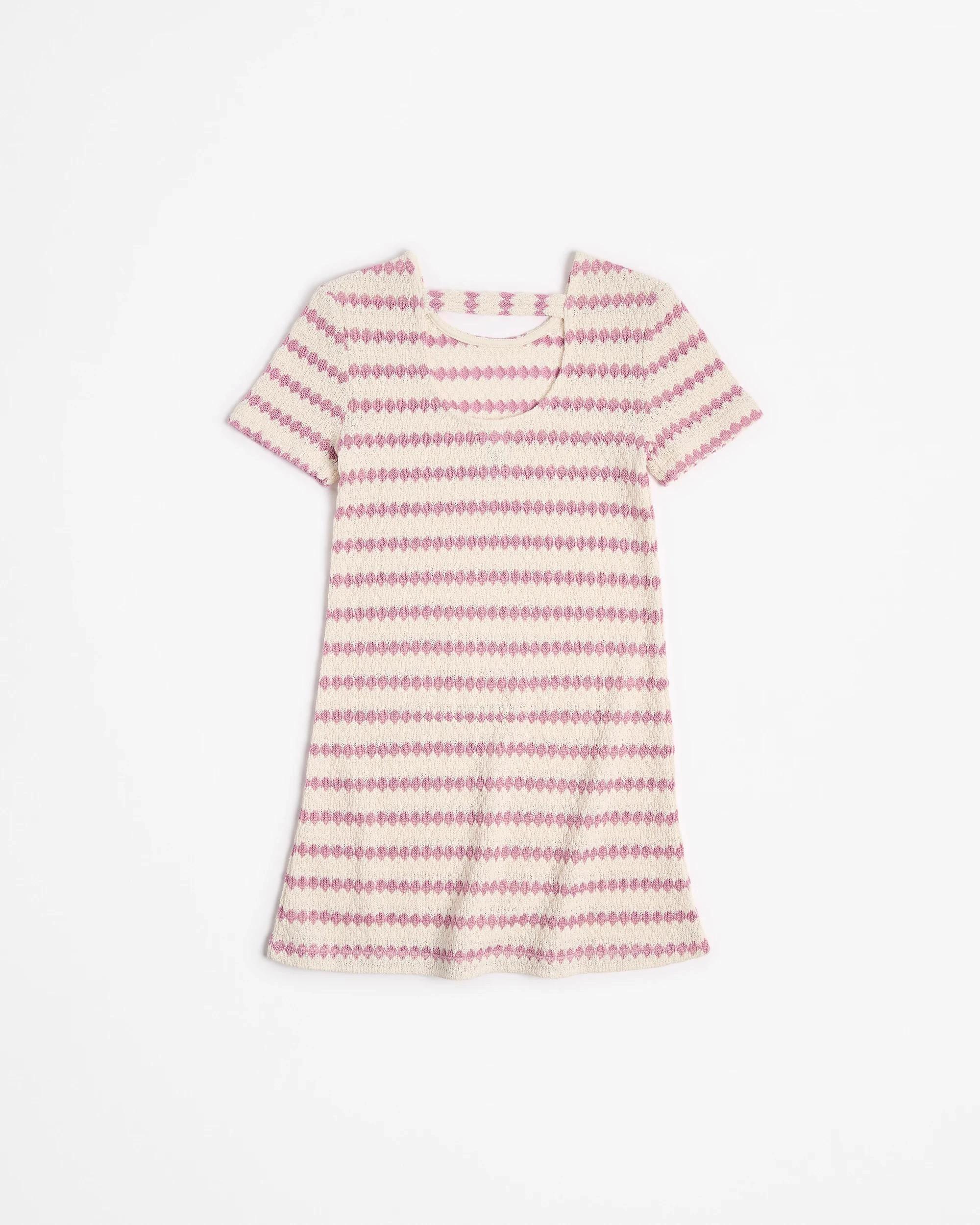 3 Target Kids Textured Knit Dress PINK, 3 of 3