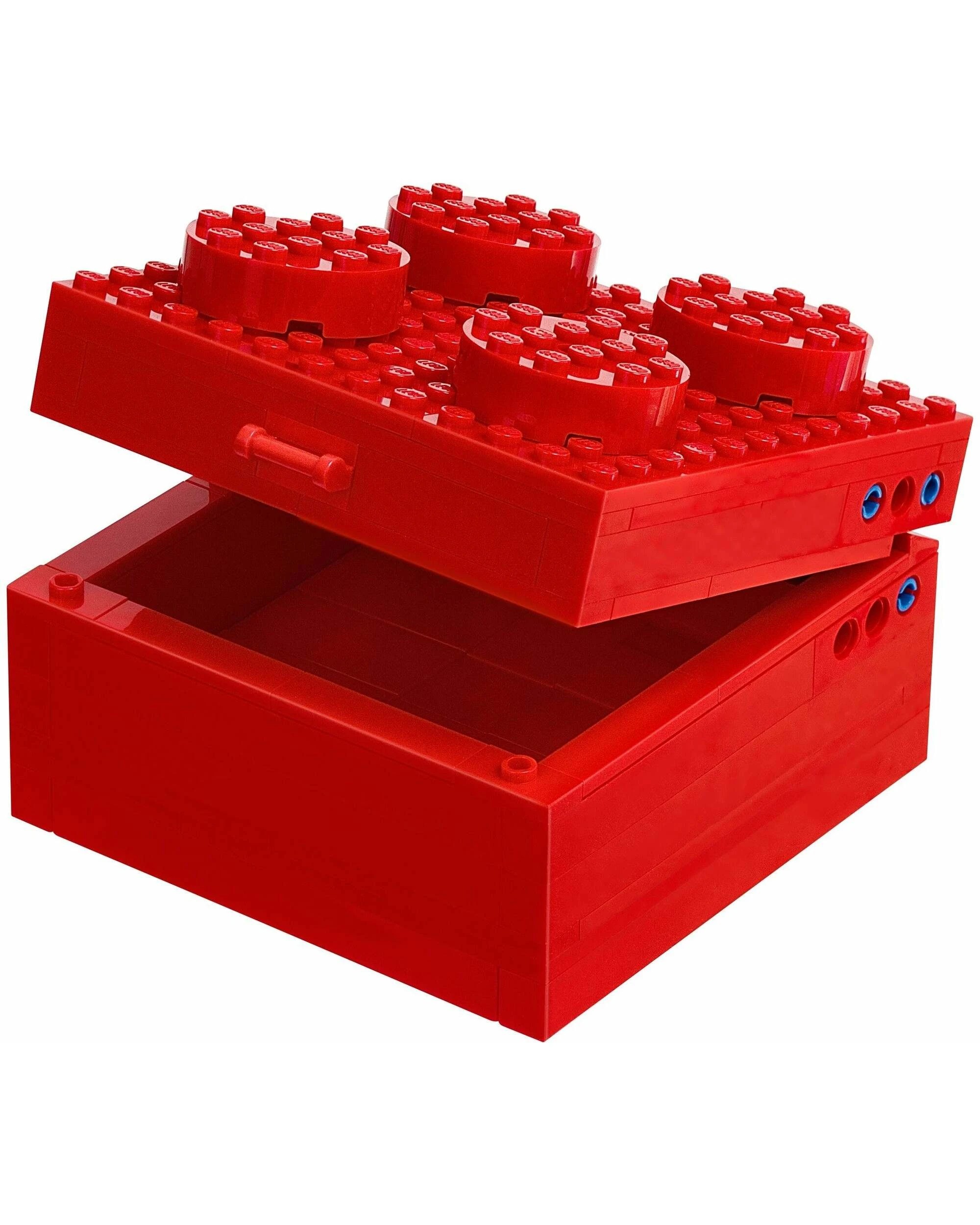 2 LEGO 40118 Buildable Brick Box 2x2 Storage w/ Minifigure, 2 of 4