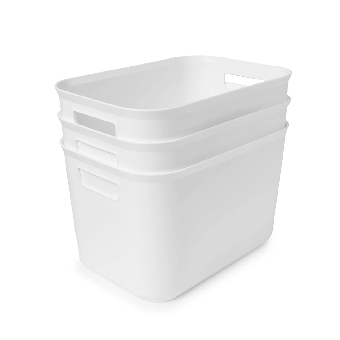 4 3 Pack 5.8L Utile Tub - Medium, White, 4 of 8