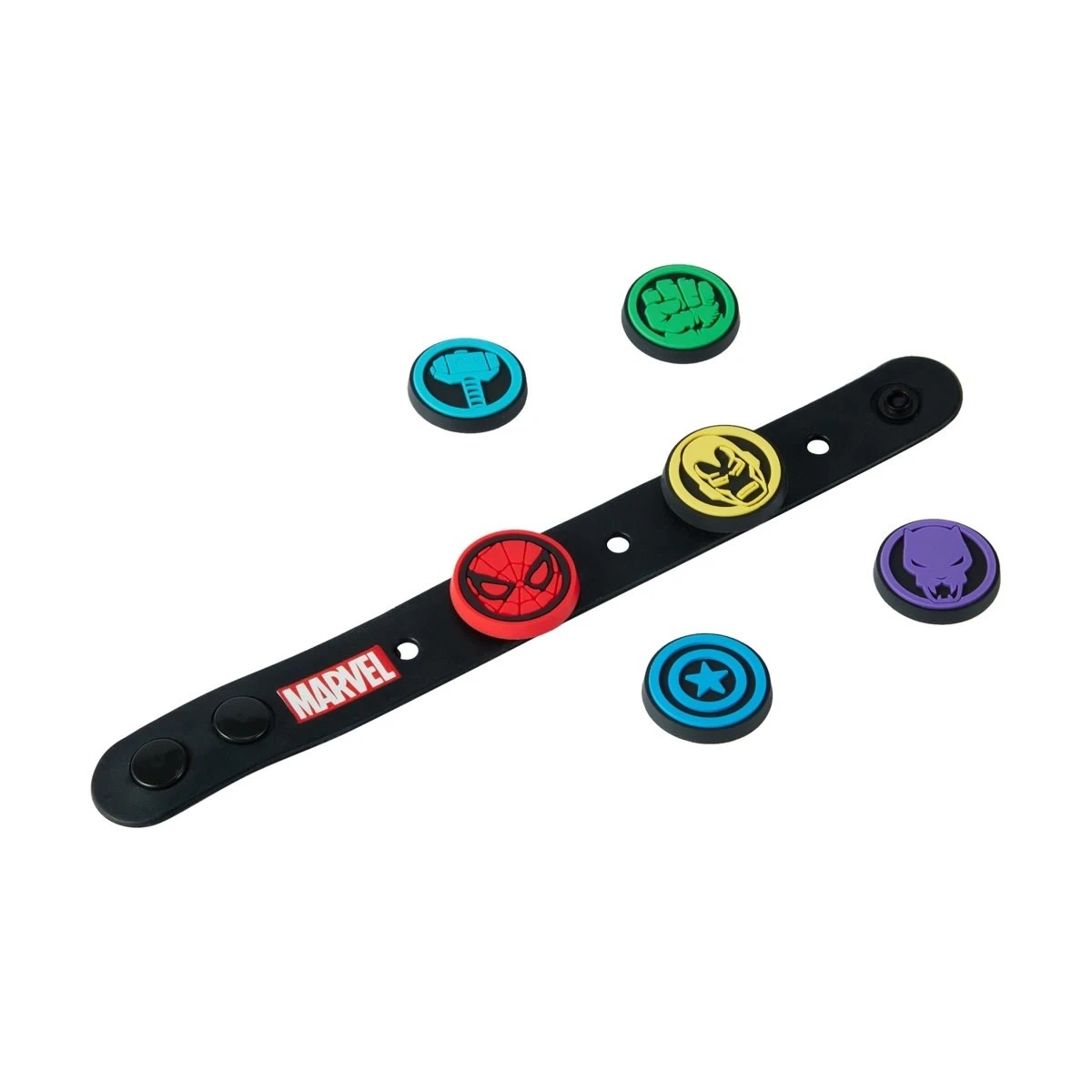 2 Marvel Jelly Charms & Wristband, 2 of 7