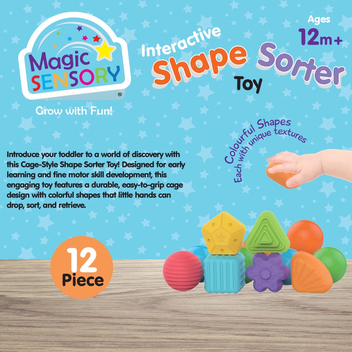 6 Magic Sensory Shape Sorting Bin, 6 of 8