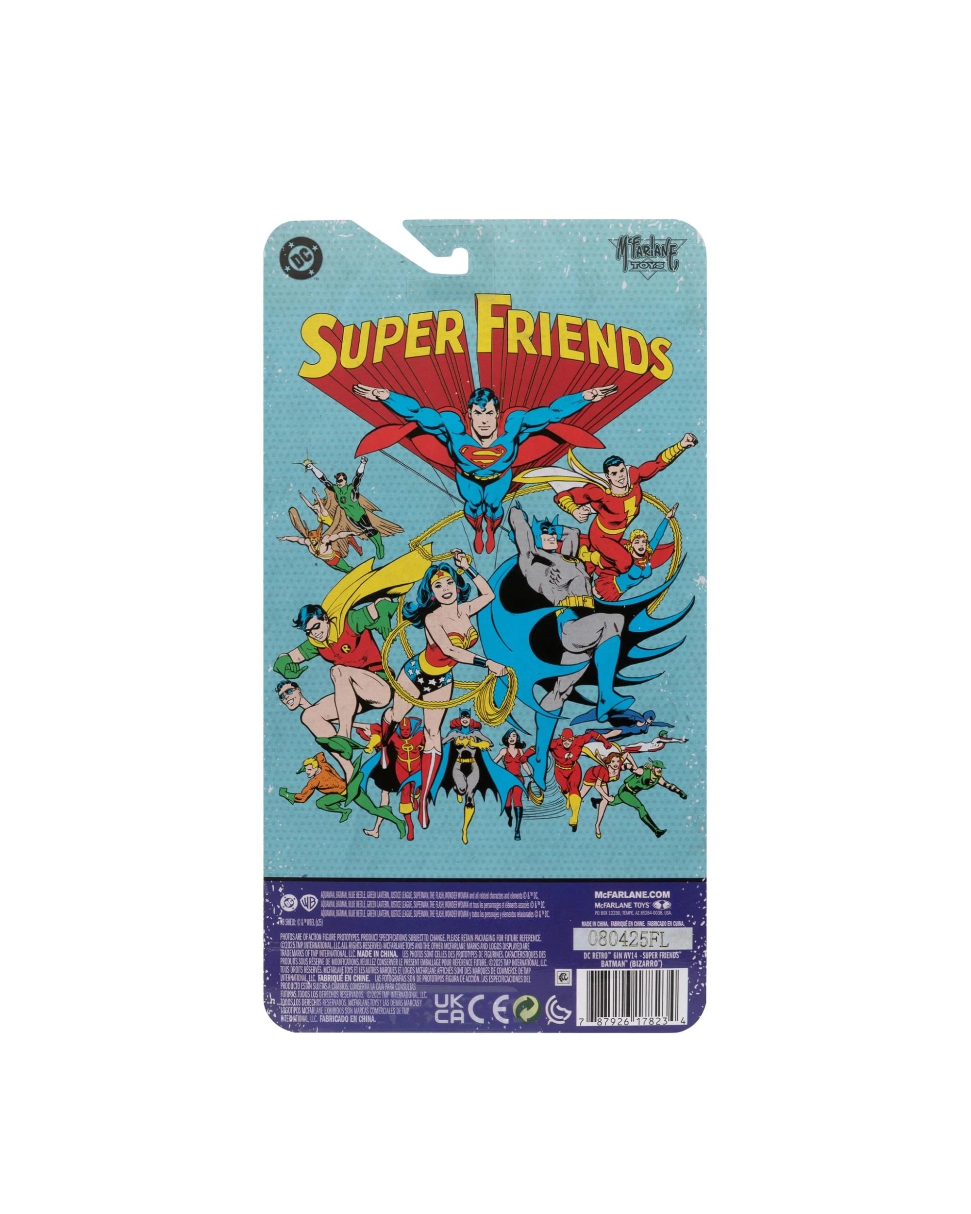 7 DC Comics Retro Super Friends Bizarro Batman 6 inch Action Figure, 7 of 8
