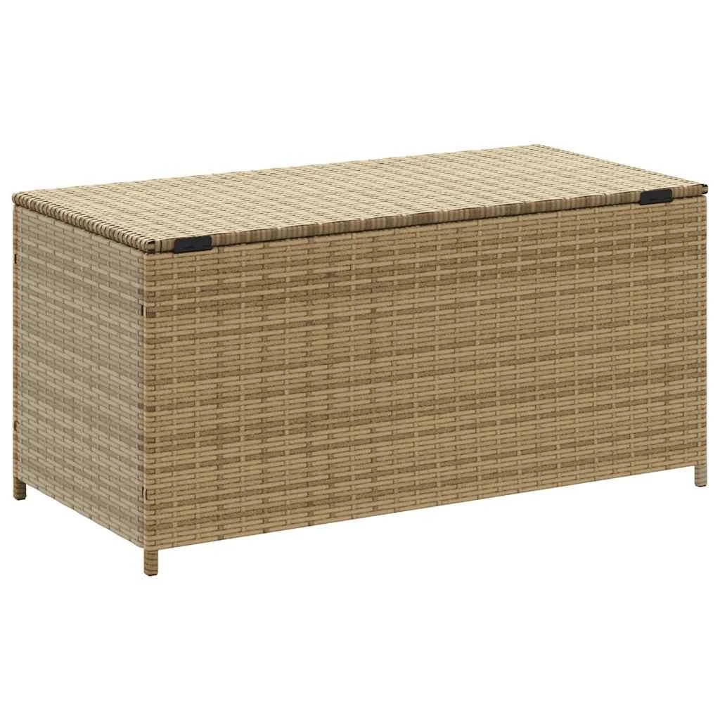 6 vidaXL Outdoor Storage Box on Wheels Ample Storage - Beige, 6 of 9