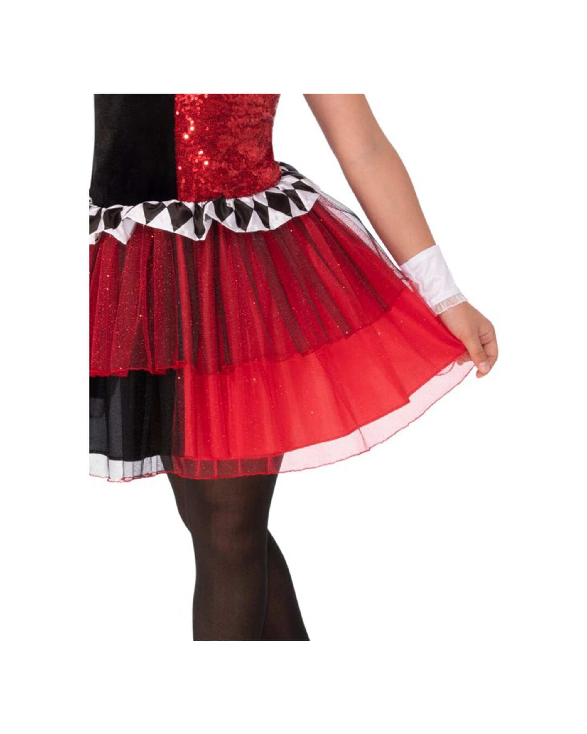 3 DC Comics Harley Quinn Deluxe Tutu Girls Dress Up Costume - Multi, 3 of 3