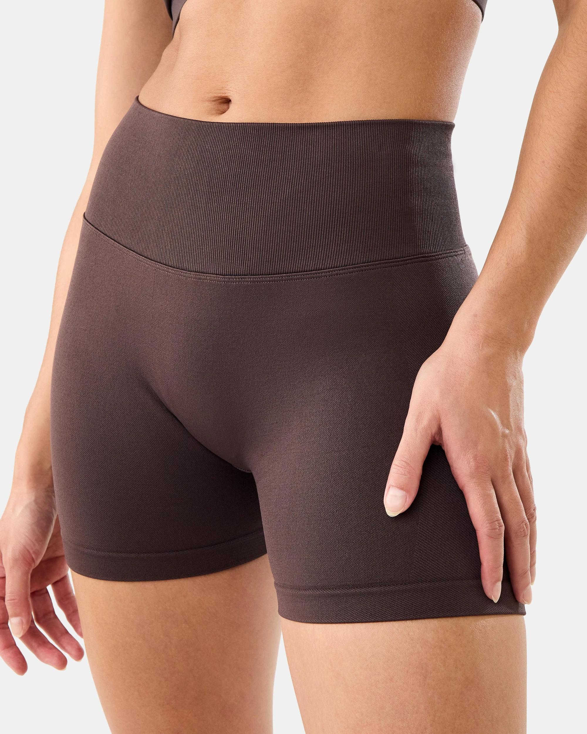 1 Active Womens Lift and Form Bike Shorts Espresso, 1 of 6