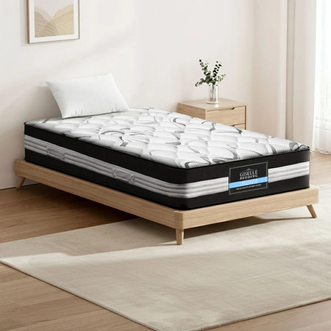 4 Giselle Bedding 30cm Mattress Medium Firm King Single - King Single Bed - Multi, 4 of 7