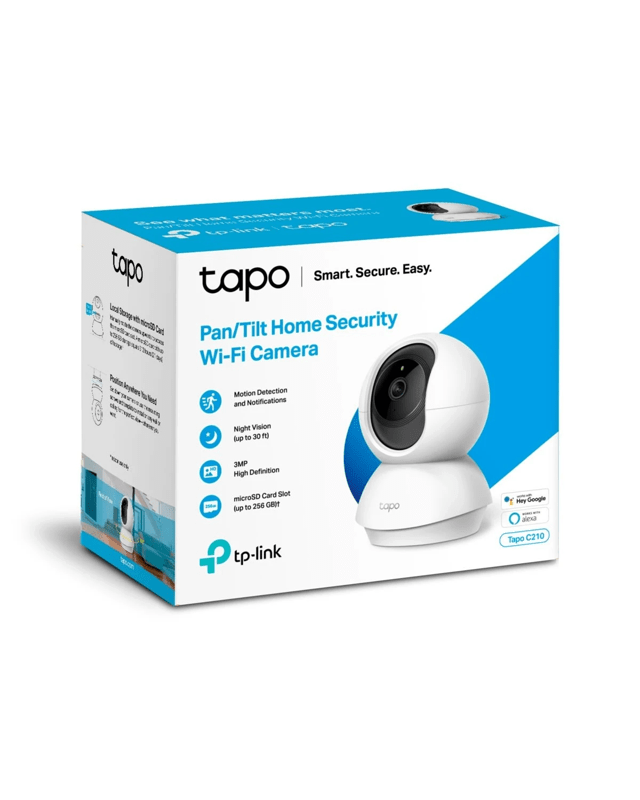 TP-Link Tapo 3MP Pan and Tilt Smart Wi-Fi Security Ca