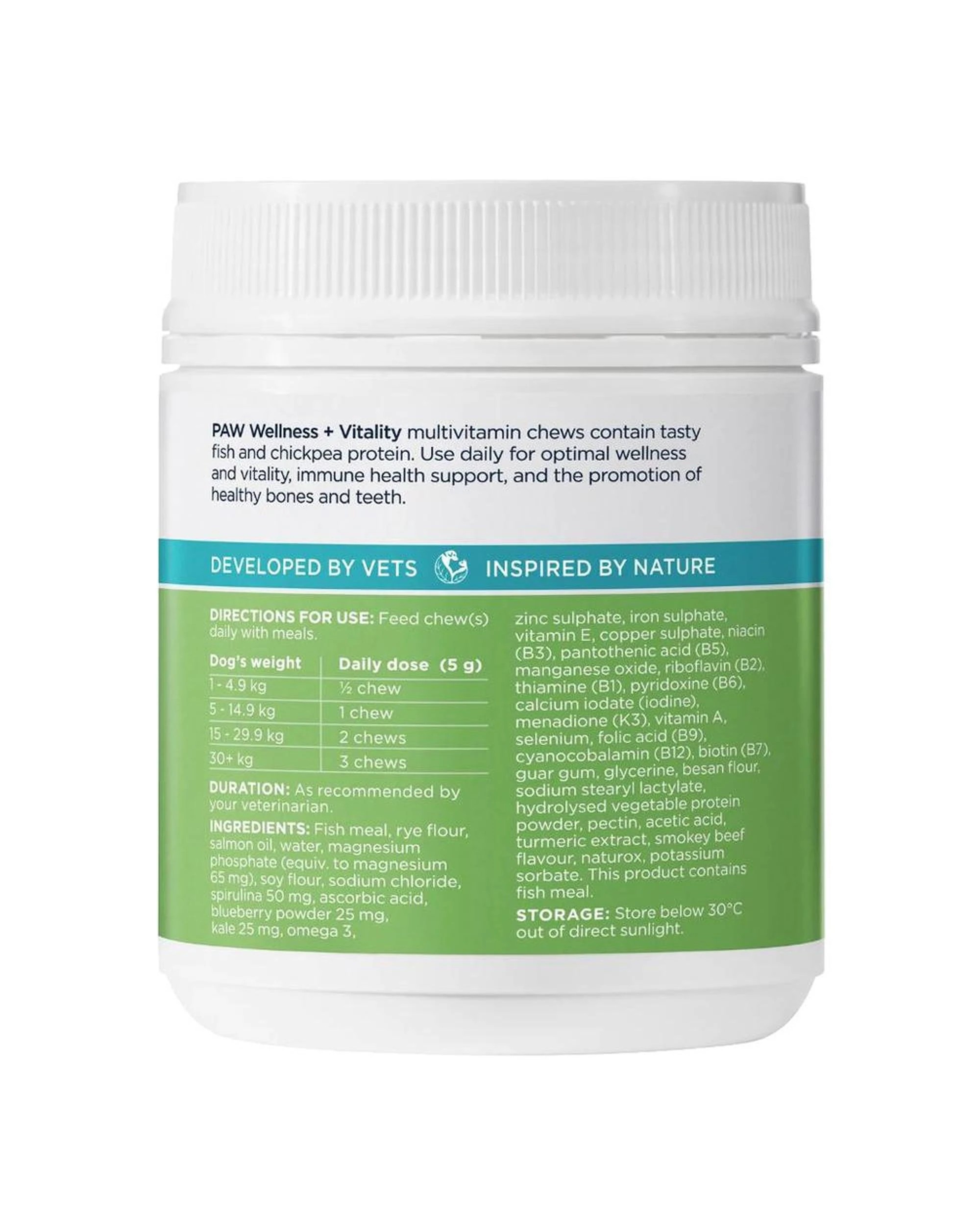 2 Paw Wellness And Vitality Multivitamin Dog 60 Chews, 2 of 8