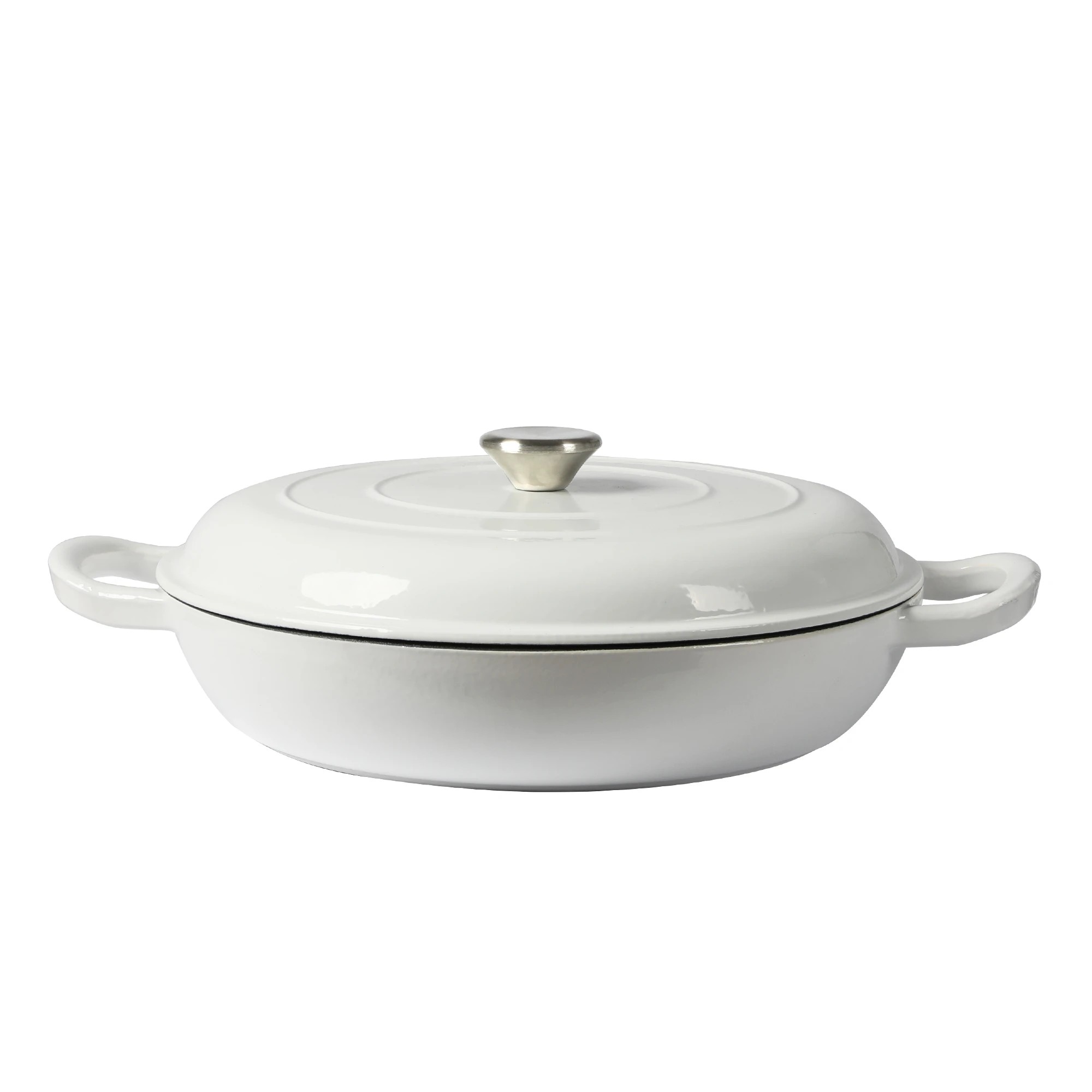 1 Toque Cast Iron Dutch 3.5l White, 1 of 6
