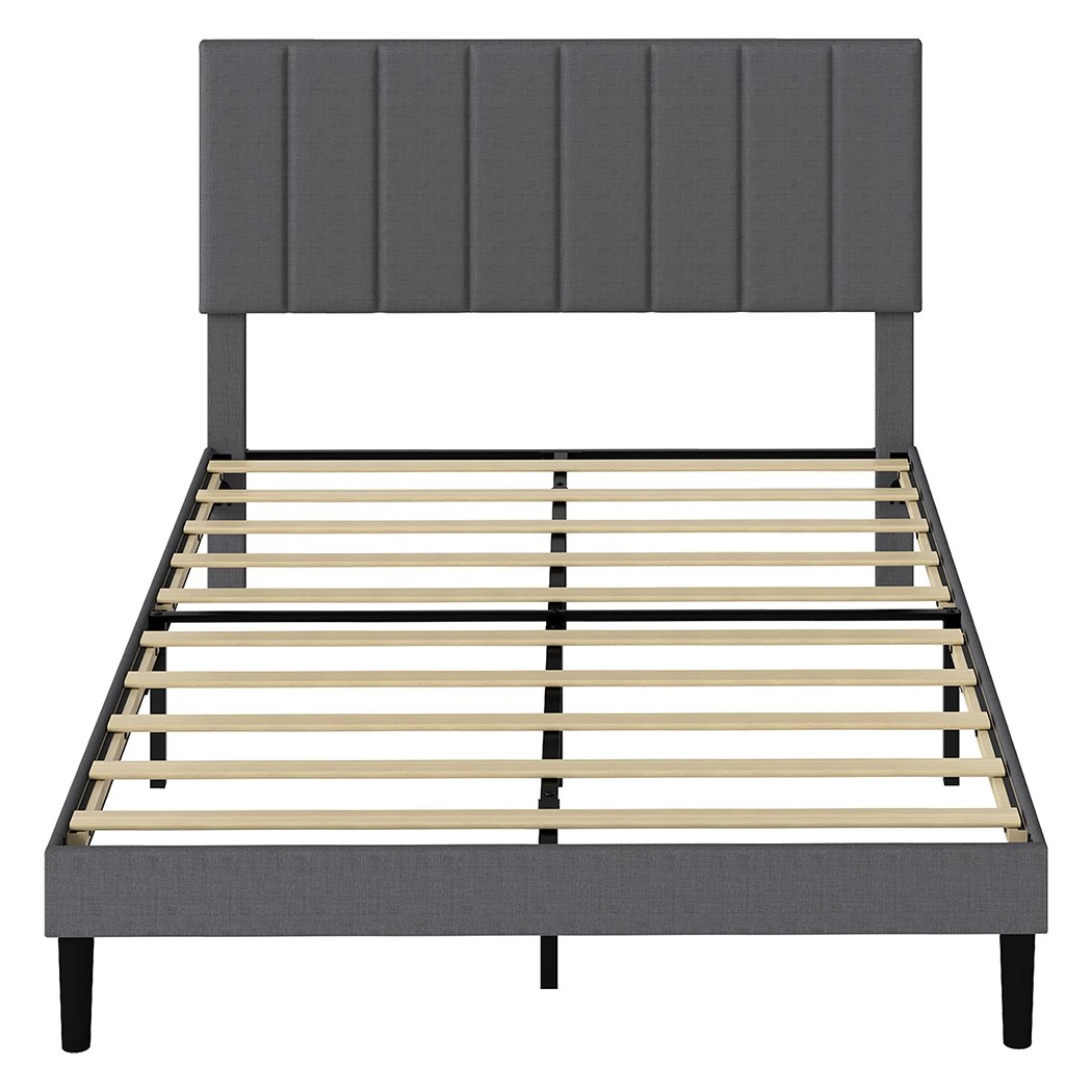 2 Levede Double Size Bed Frame Upholstered, 2 of 8