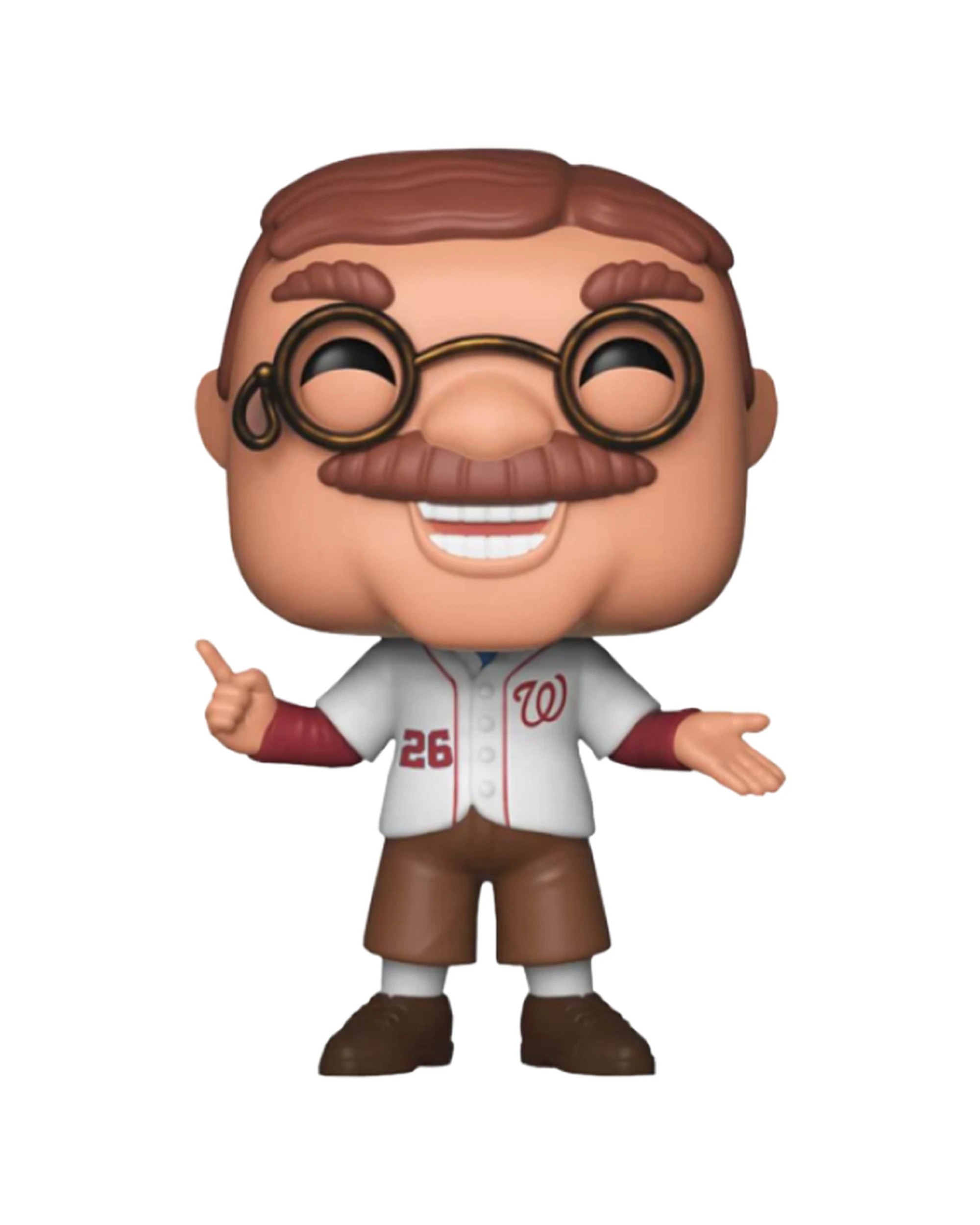 1 Pop Vinyl Figurine MLB Teddy Roosevelt - Vinyl Action Figure - 10cm - 1x - Multi, 1 of 3