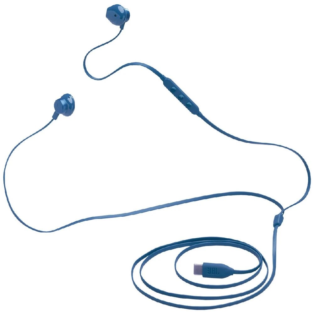 5 JBL Tune T305 USB-C Wired Headphones Blue, 5 of 7