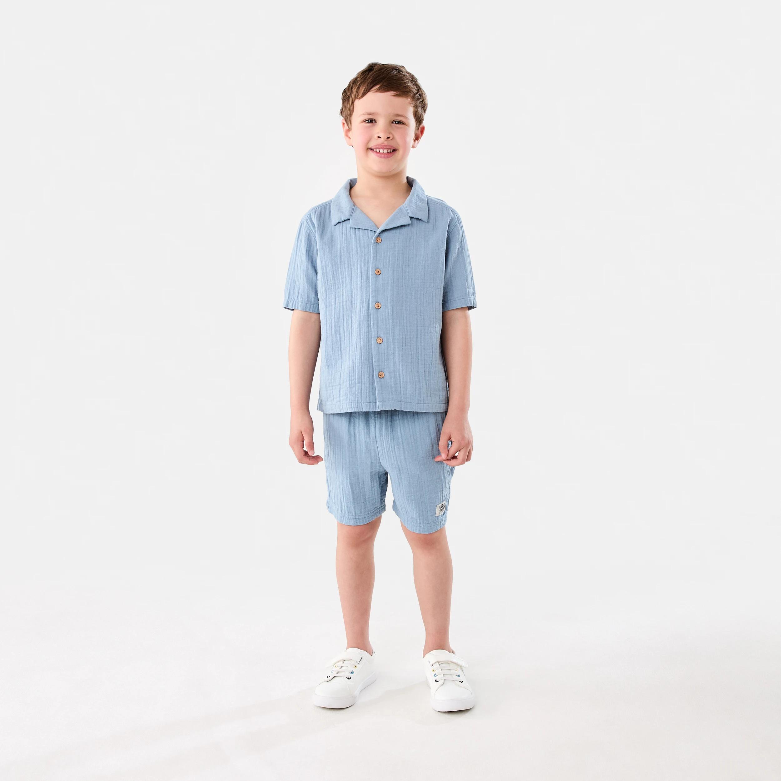 6 Double Cloth Shorts LOCALLY GROWN FADED DENIM, 6 of 7