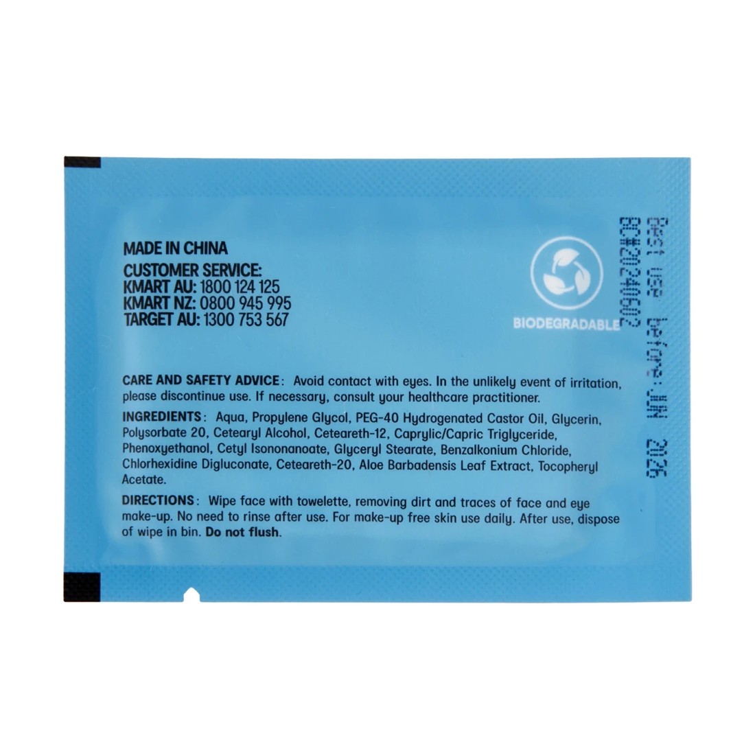 8 OXX Skincare 25 Piece Fragrance Free Single Facial Wipes - Aloe Vera and Vitamin E, 8 of 8