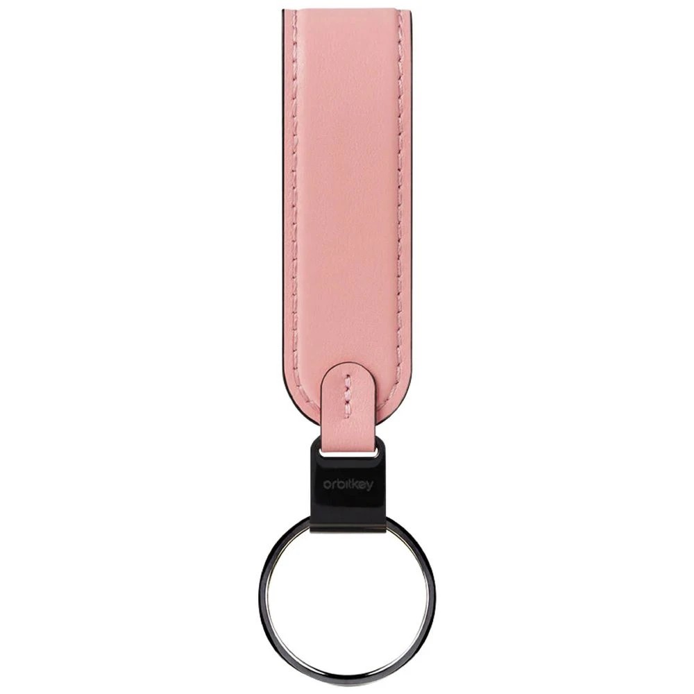 3 Orbitkey Loop Keychain Leather Cotton Candy, 3 of 6