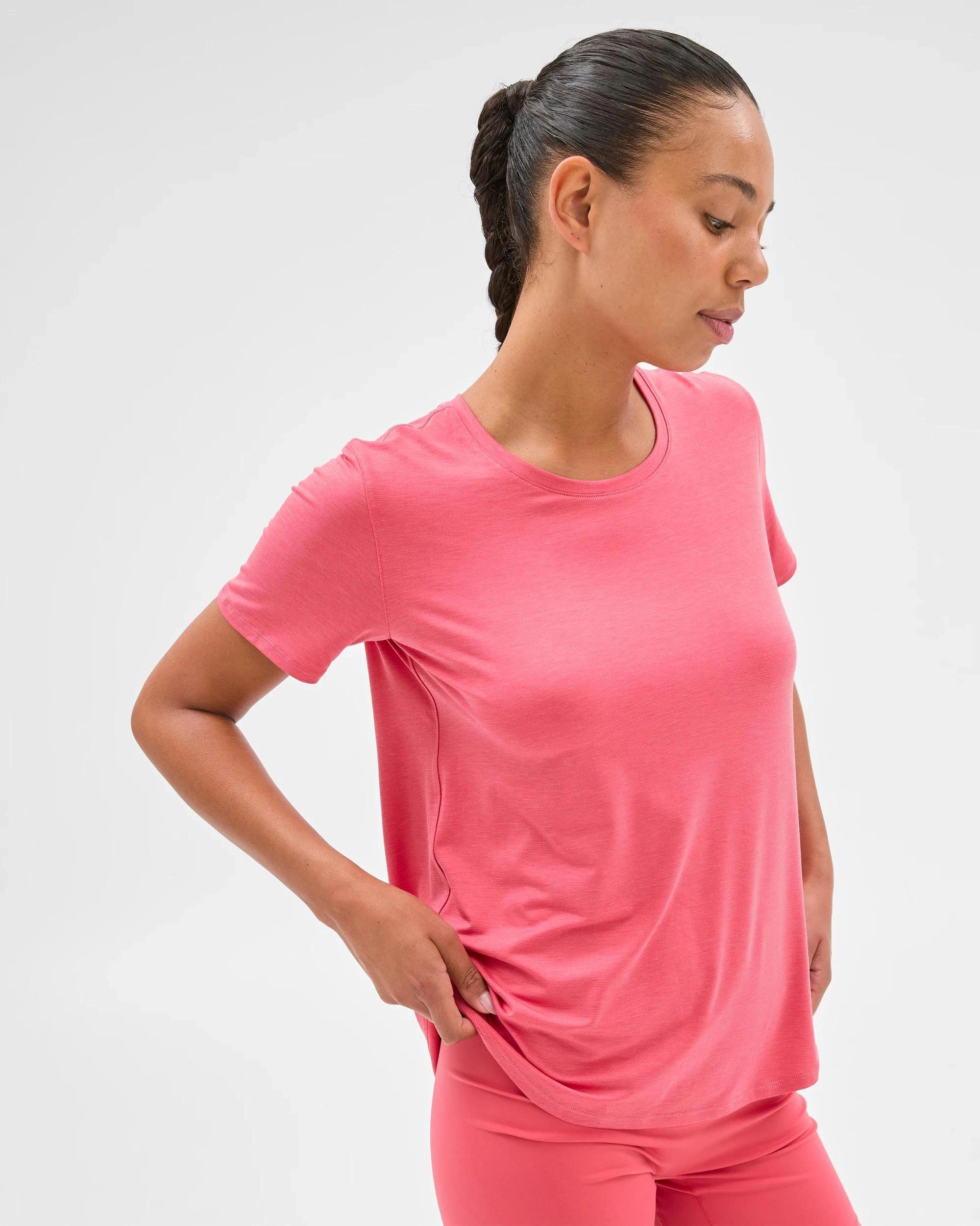 4 Target Active Twist Back Running T-Shirt WATERMELON, 4 of 6