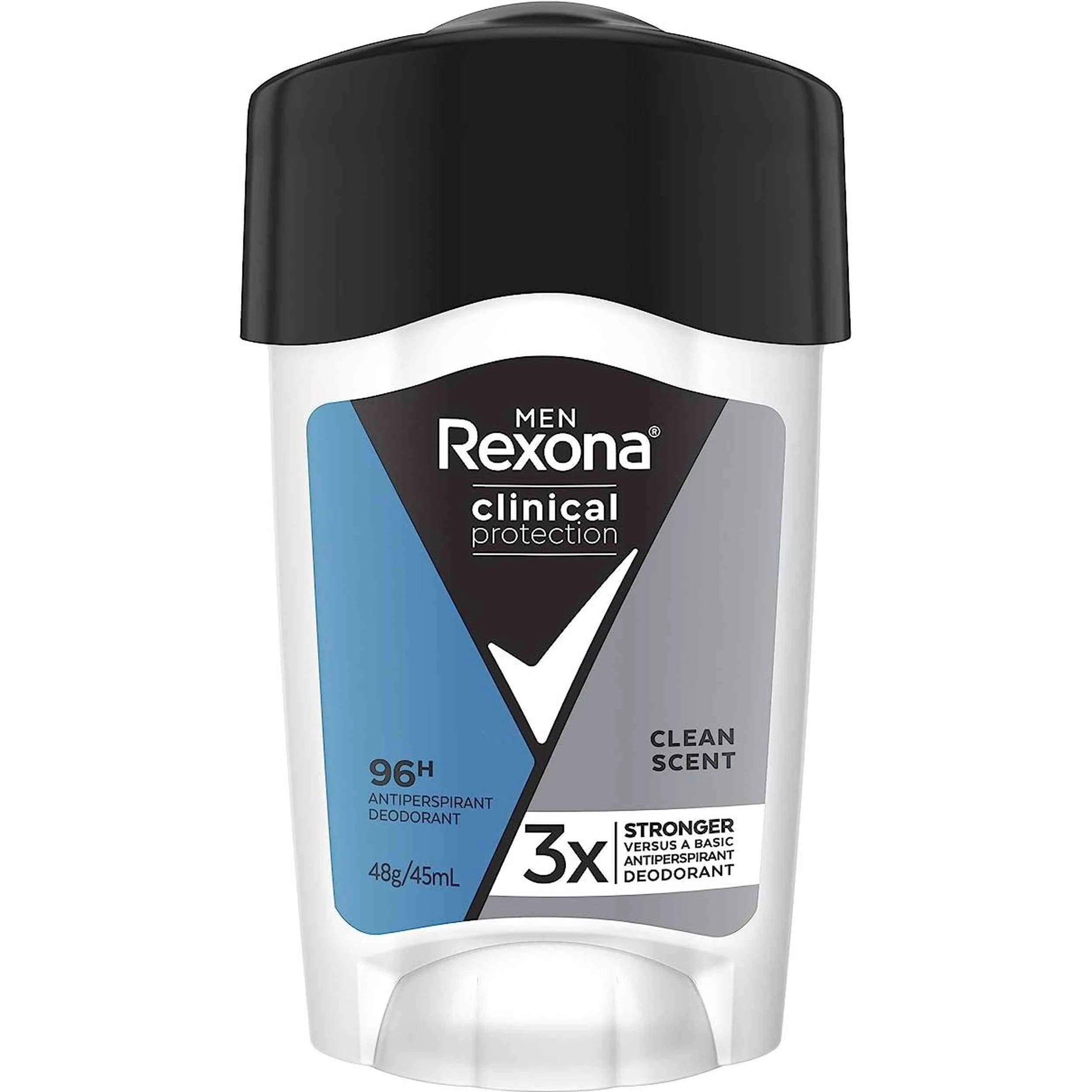 3 Rexona for Men Clinical Protection Antiperspirant Clean Scent 45ml, 3 of 6