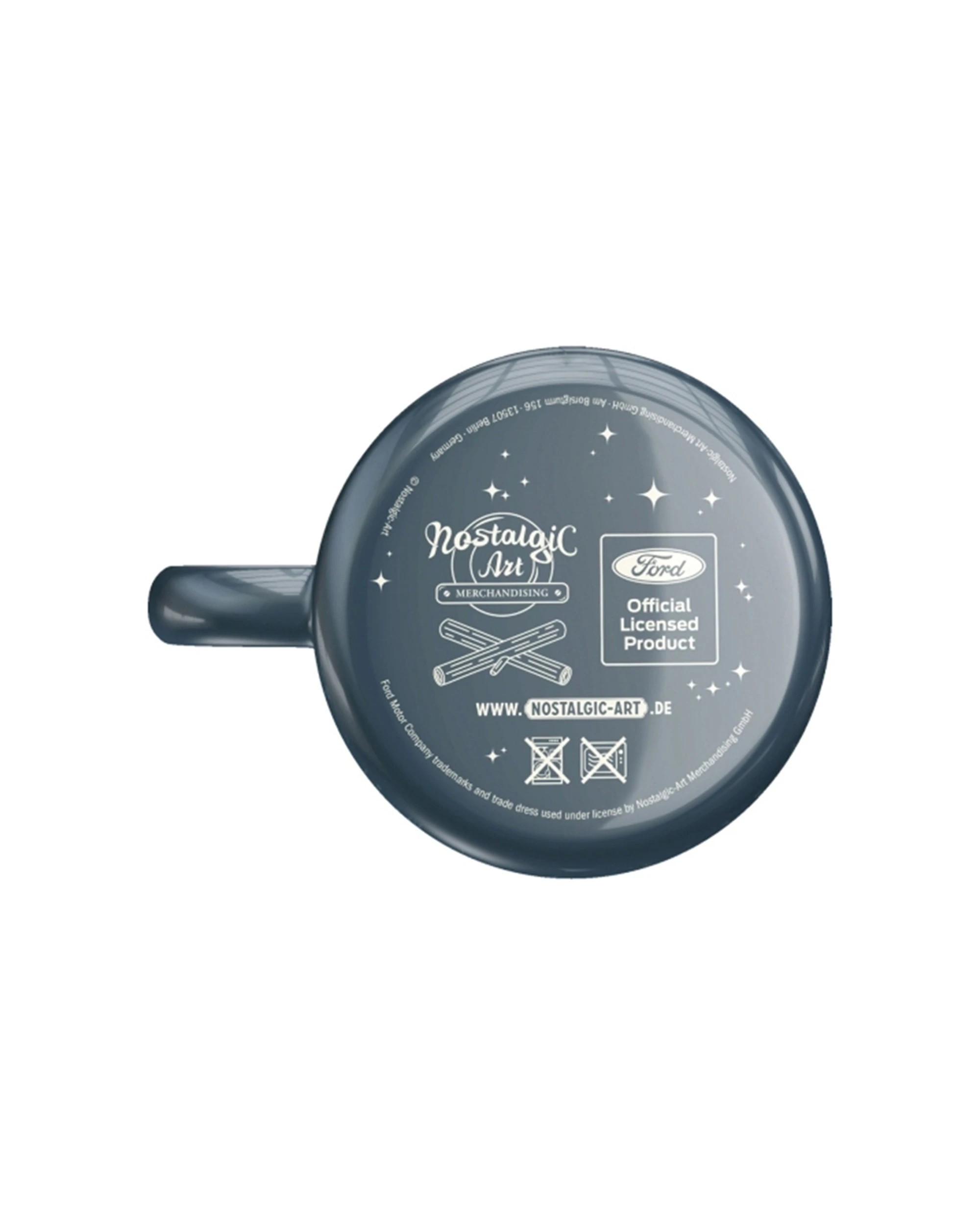 3 Nostalgic-Art Enamel Mug 360ml Mug -  Ford Mustang The Boss - Blue, 3 of 3