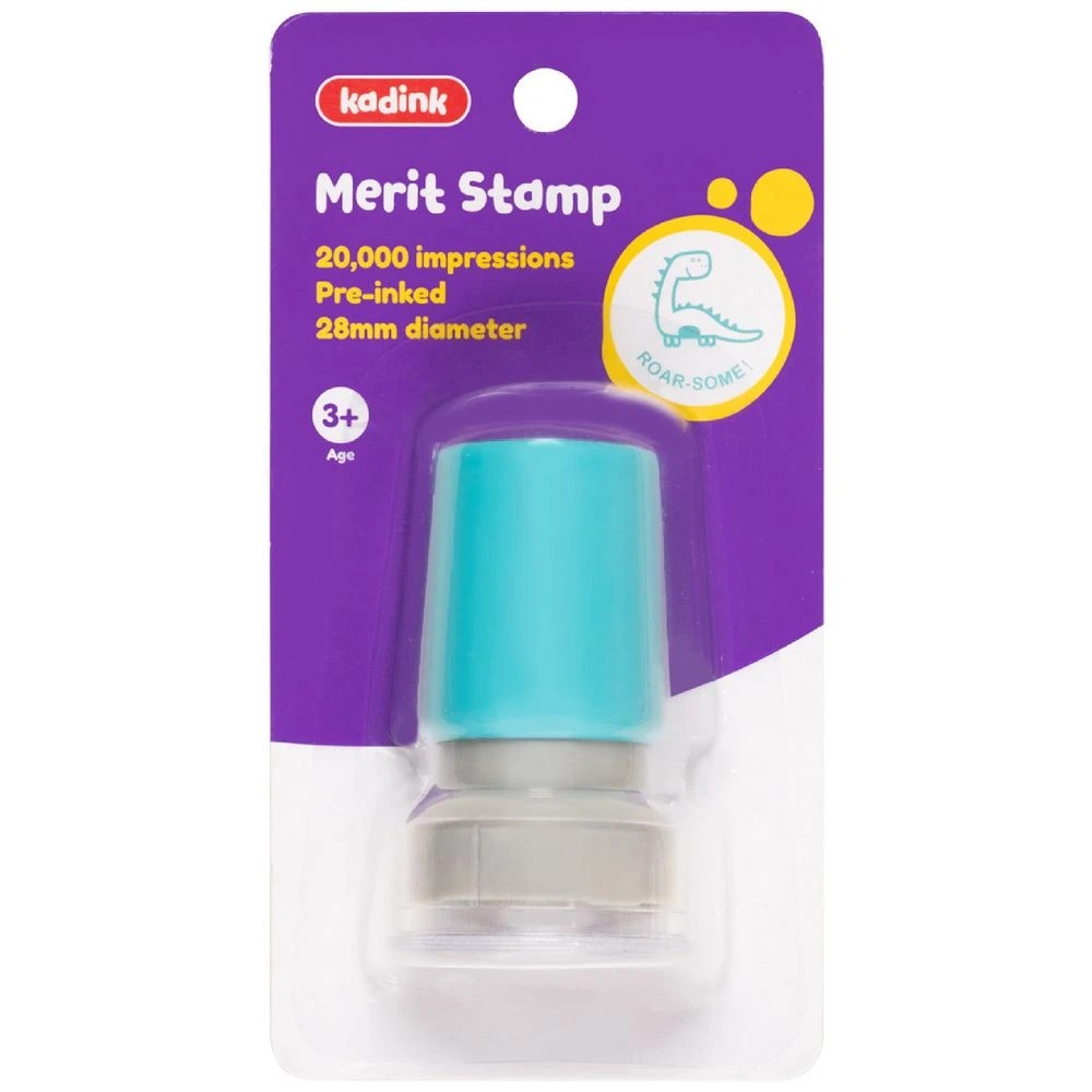 1 Kadink Merit Stamp Teal Roar-some!, 1 of 3