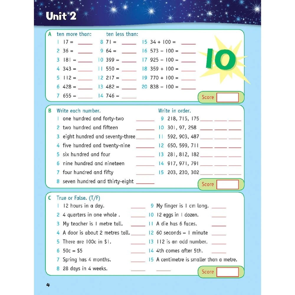 7 Targeting Mental Maths Student Book Year 3, 7 of 10