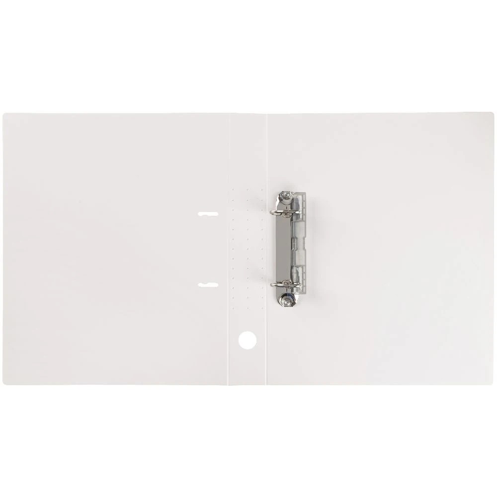 3 King Jim A4 2 D-Ring Simplease Binder 30mm White, 3 of 4