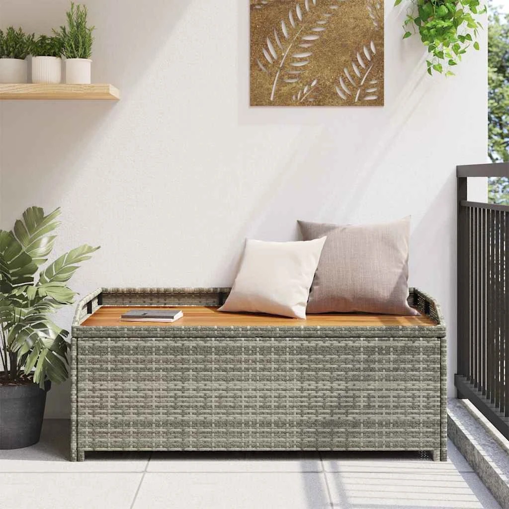 2 vidaXL Storage bench Ample Storage - Grey, 2 of 8