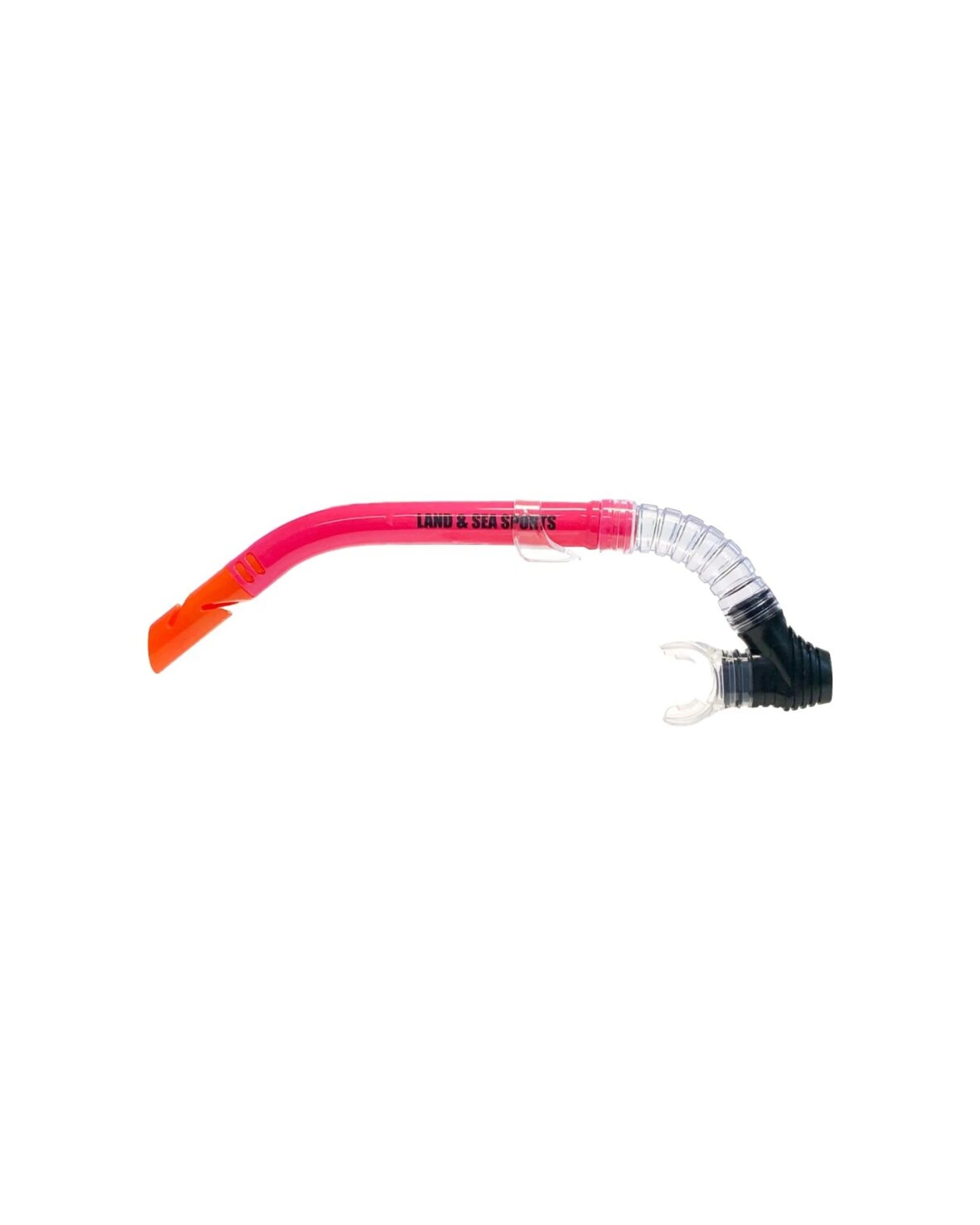 1 Land & Sea Sports Clearwater Snorkel With Silicone Mouthpiece - Pink, 1 of 1