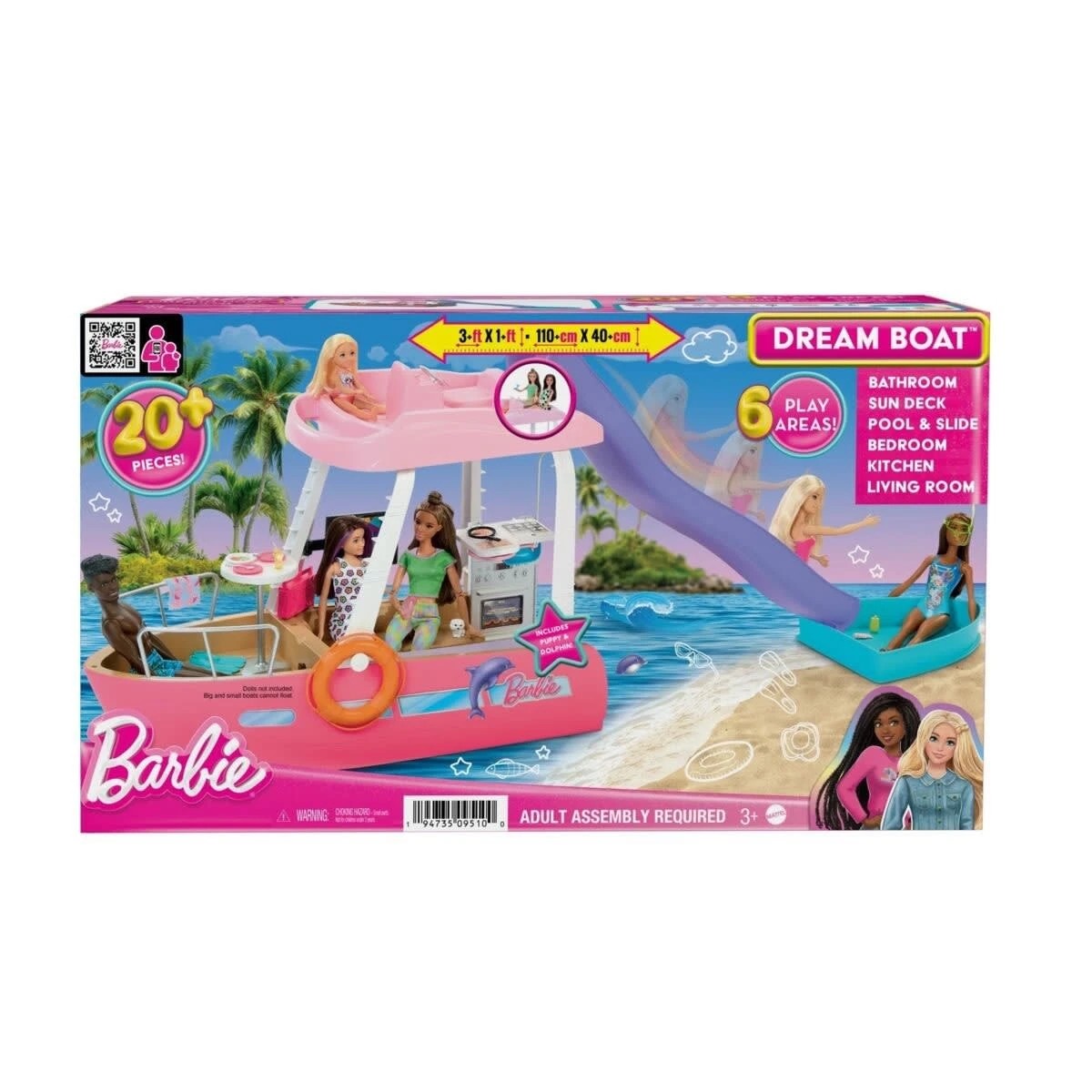 6 Barbie Dream Boat Playset, 6 of 6