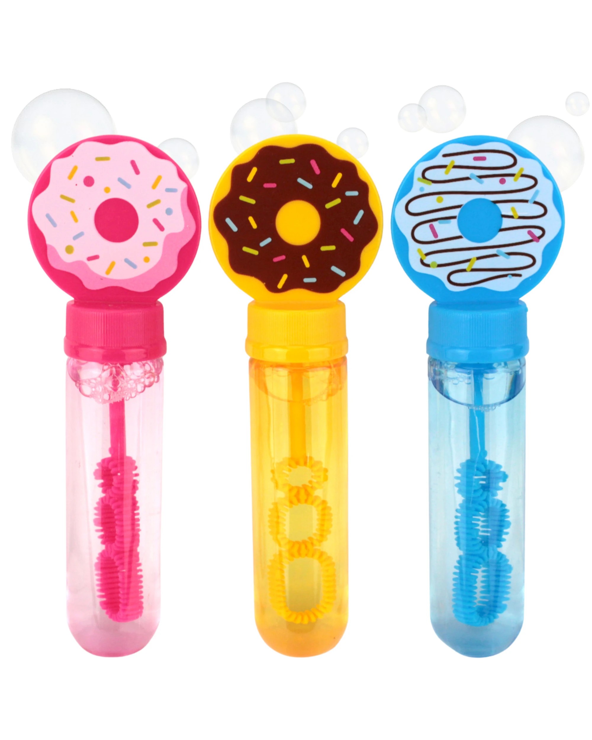 1 Party Maker Pack of 3 Donut Bubble Tubes, 1 of 4