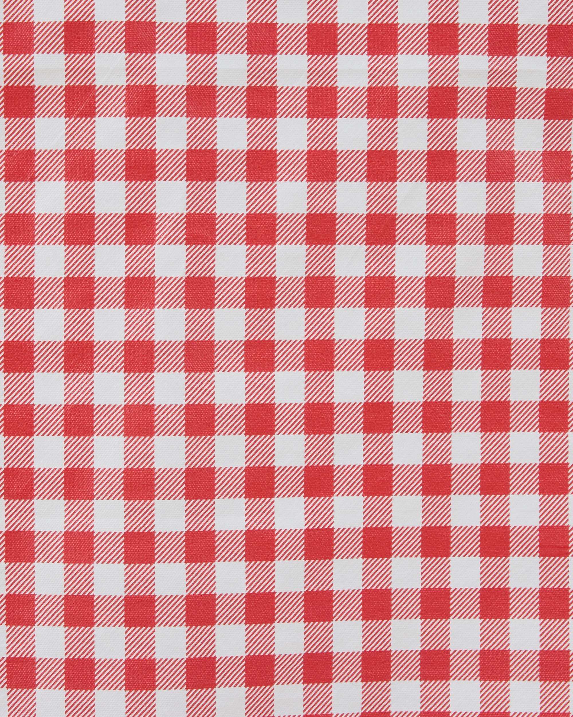 2 Reusable Red Gingham Heavy Duty Tablecover, 2 of 3