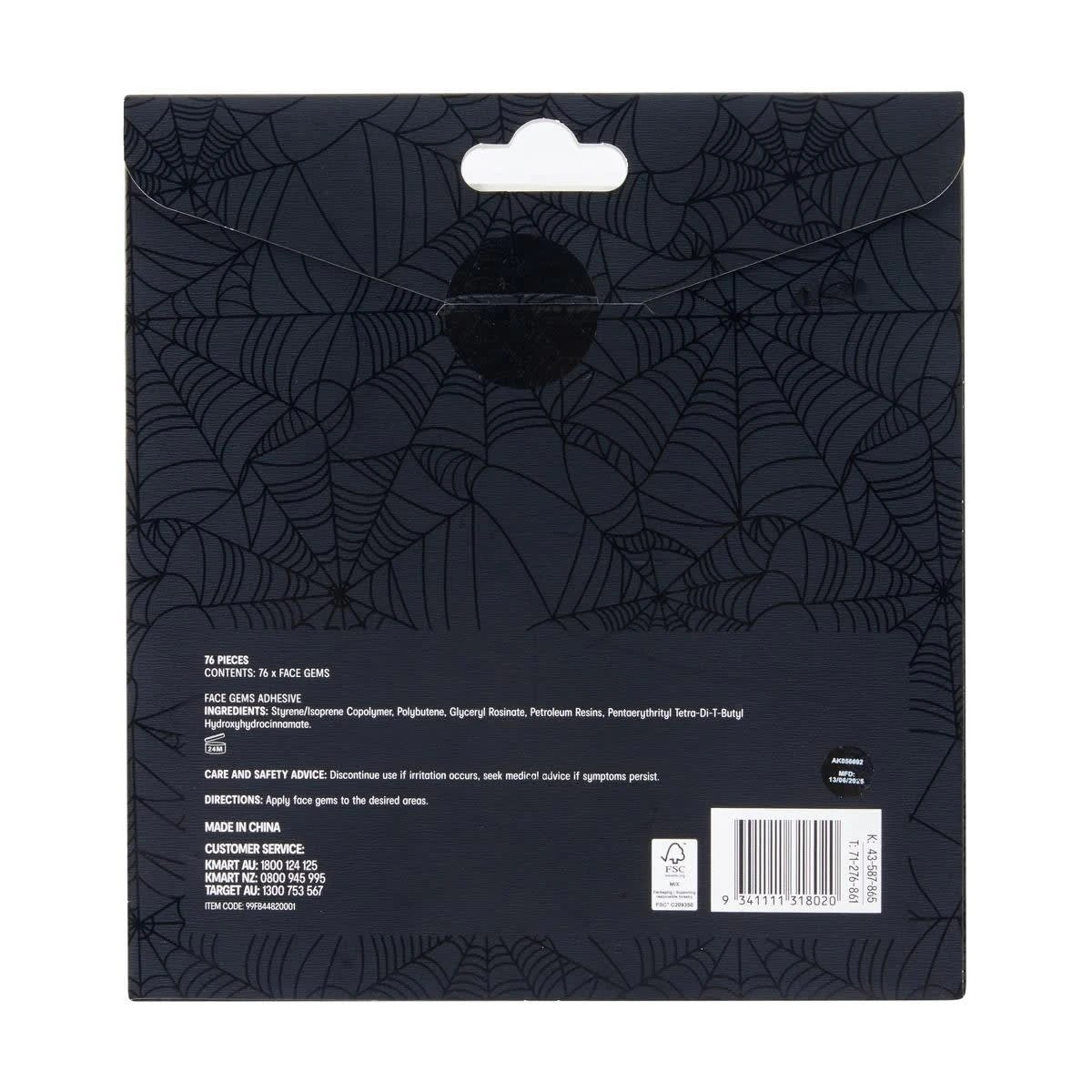 7 OXX Cosmetics 76 Piece Halloween Face Gems - Ivy Witch, 7 of 7